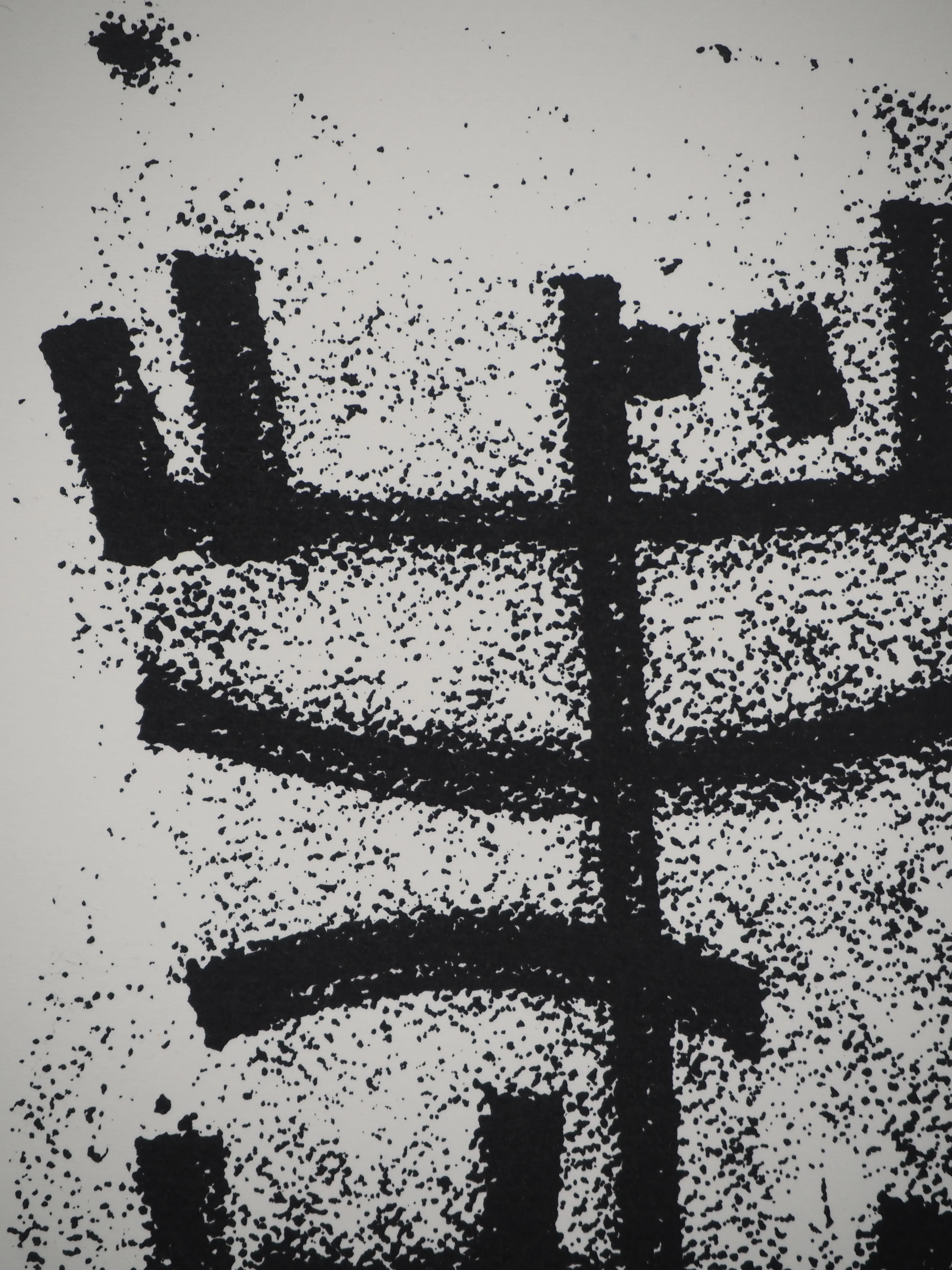 Jean LEPPIEN : Abstraction linéaire, Sérigraphie originale signée - Image 7