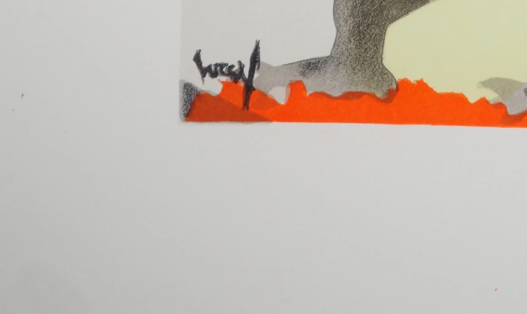 Jean LURCAT : L'Archer, Lithographie originale signée - Image 3