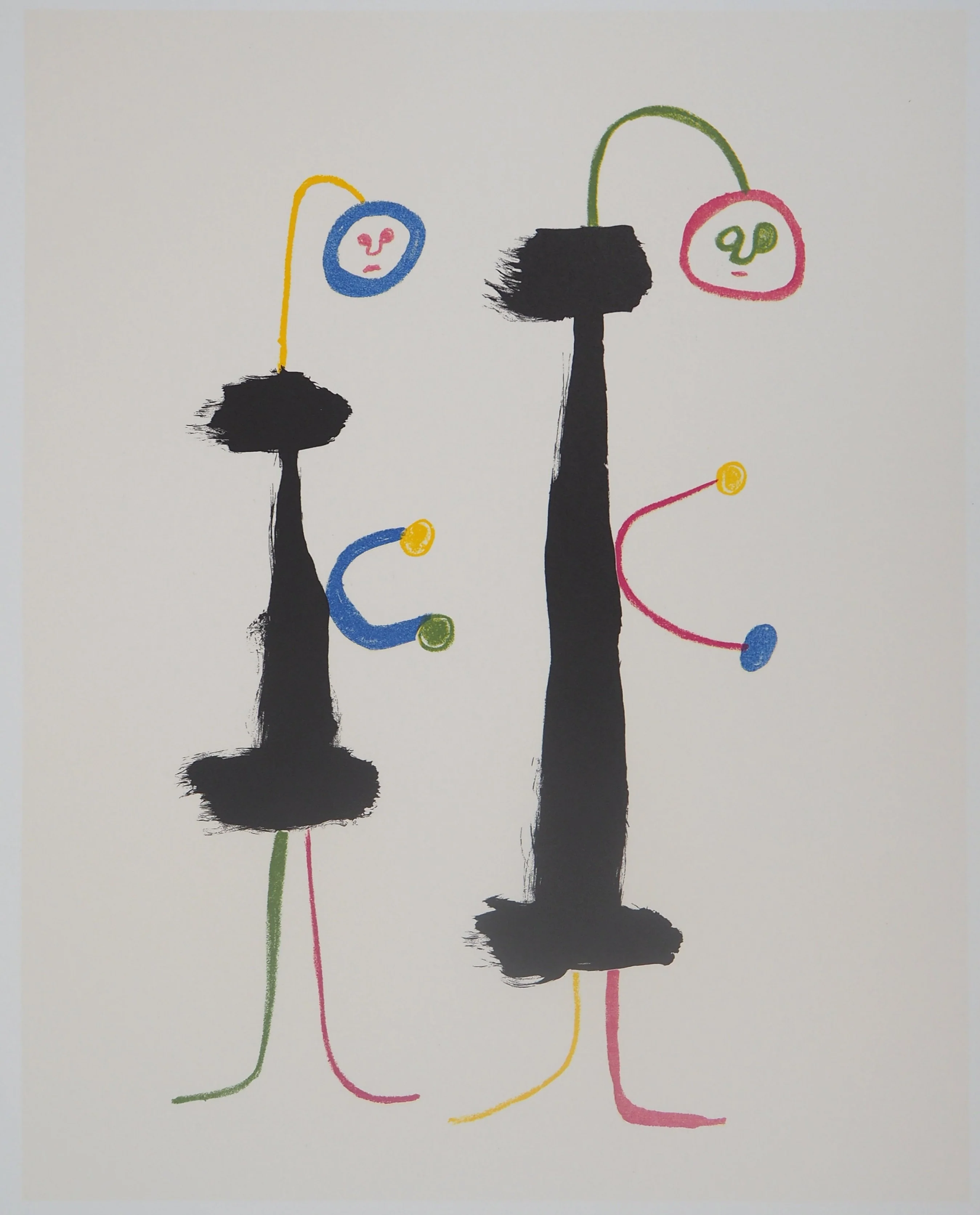 Joan MIRO : Amoureux surréalistes, Lithographie signée - Image 3
