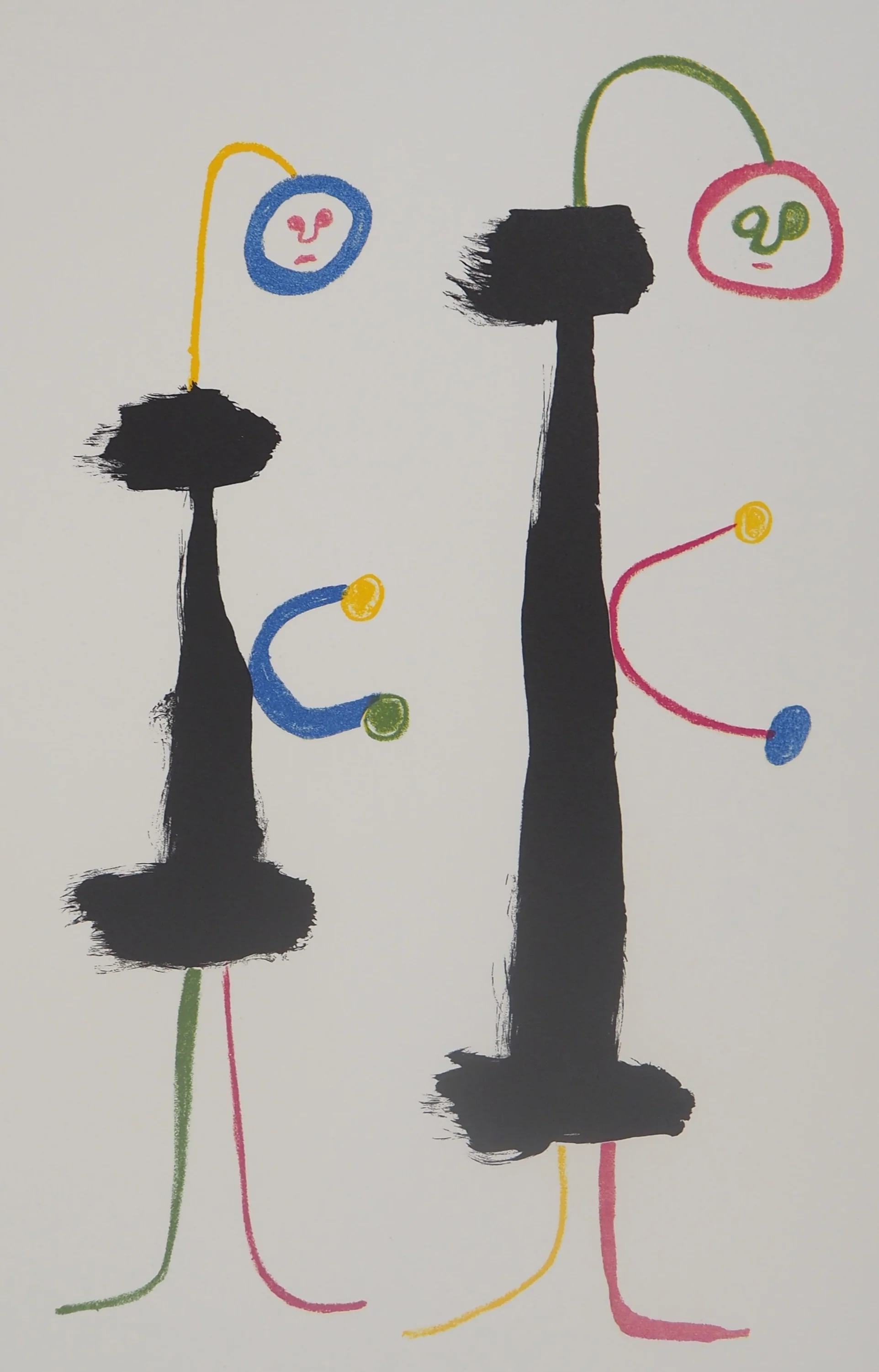 Joan MIRO : Amoureux surréalistes, Lithographie signée - Image 4