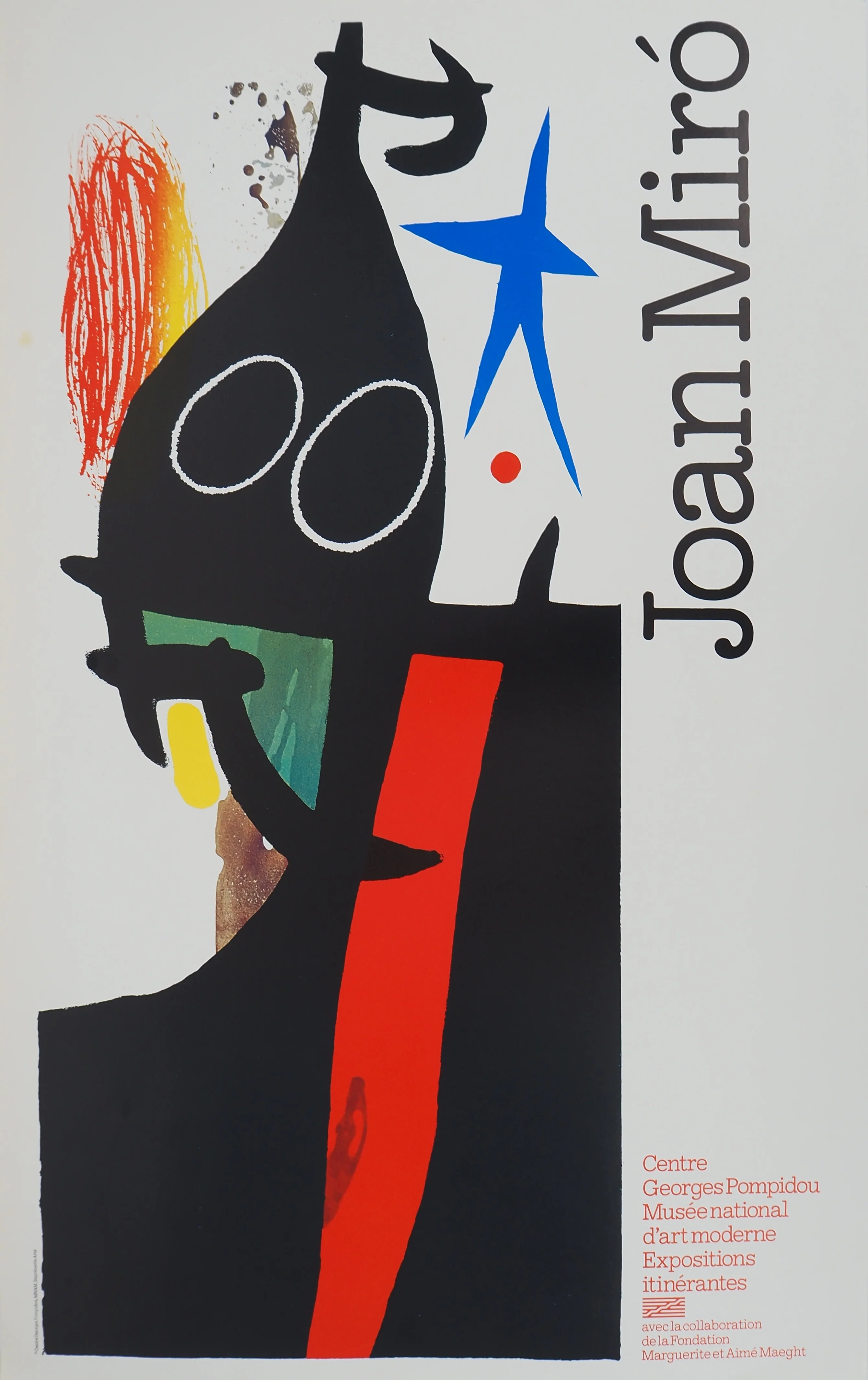 Joan MIRO : Sarrasin à l'étoile bleue, Affiche originale d'époque