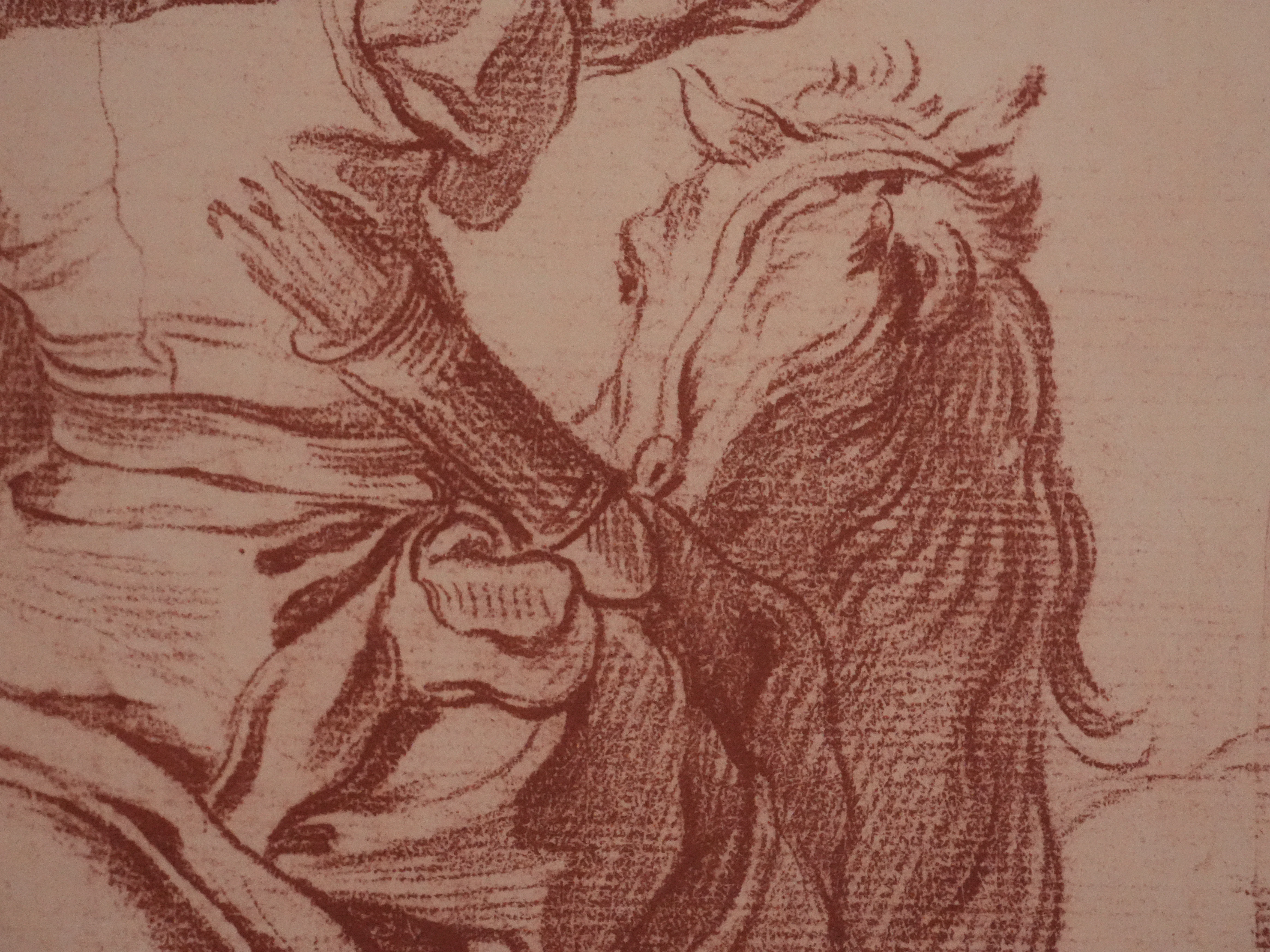 Joseph PARROCEL : Etude d'un cavalier de dos, Lithographie et pochoir - Image 4
