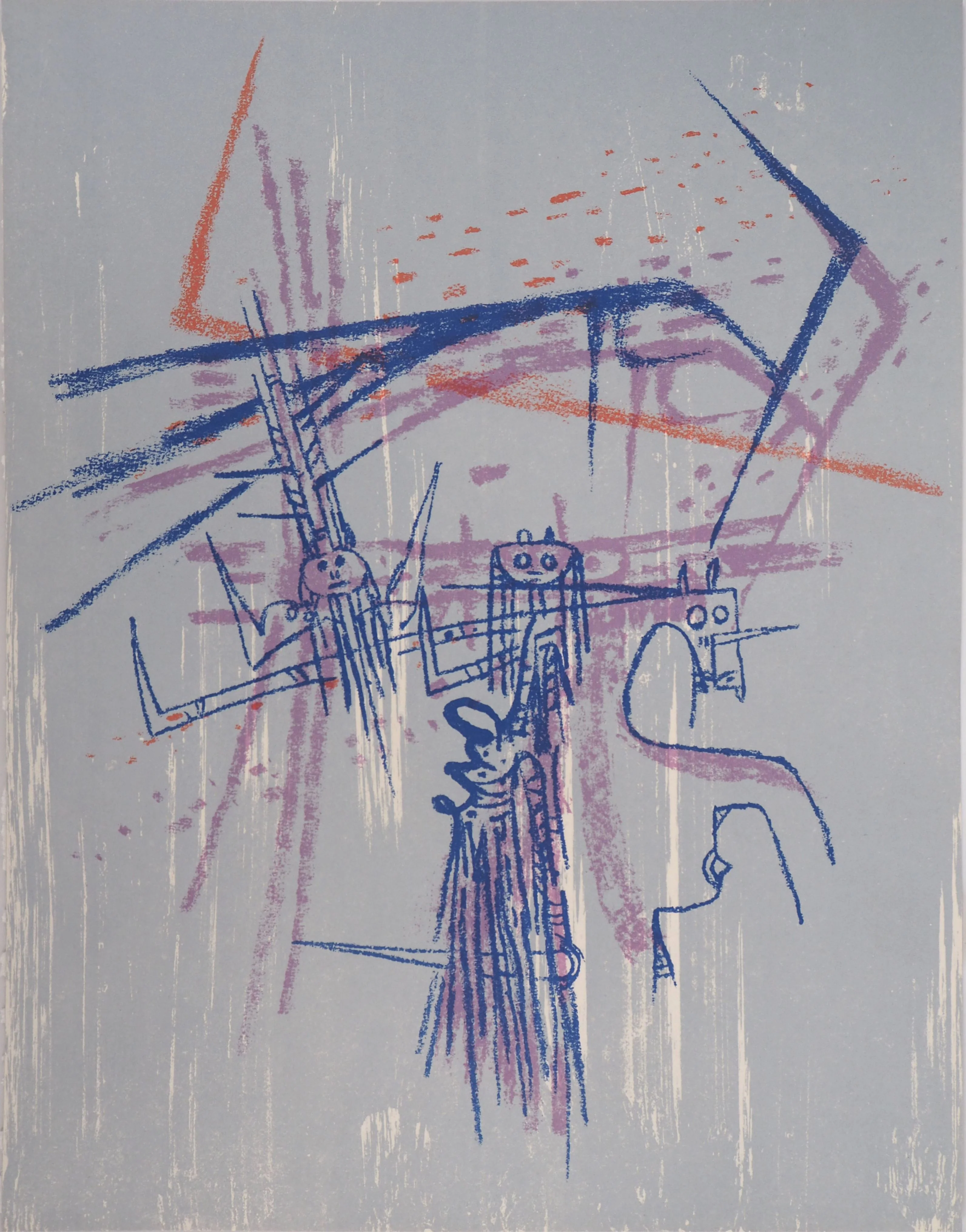Wifredo LAM : Les affinités ambigües, Lithographie originale