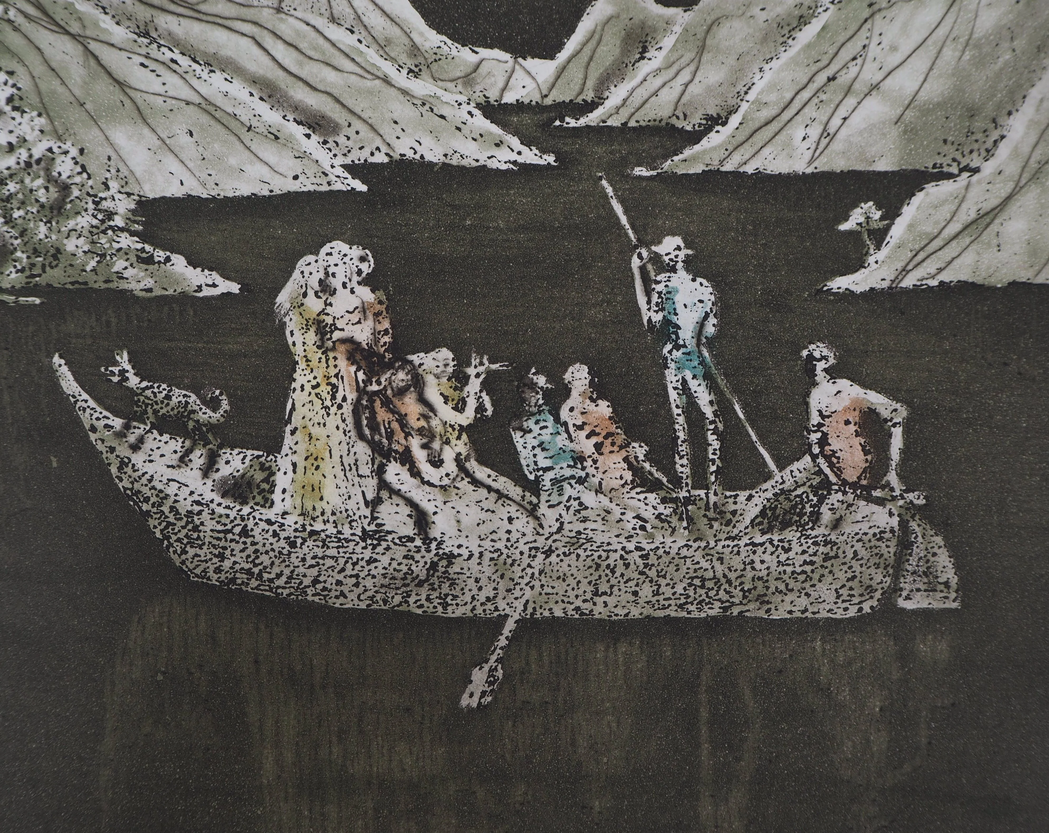 Lars BO : L'écho du lac, Gravure originale signée - Image 6