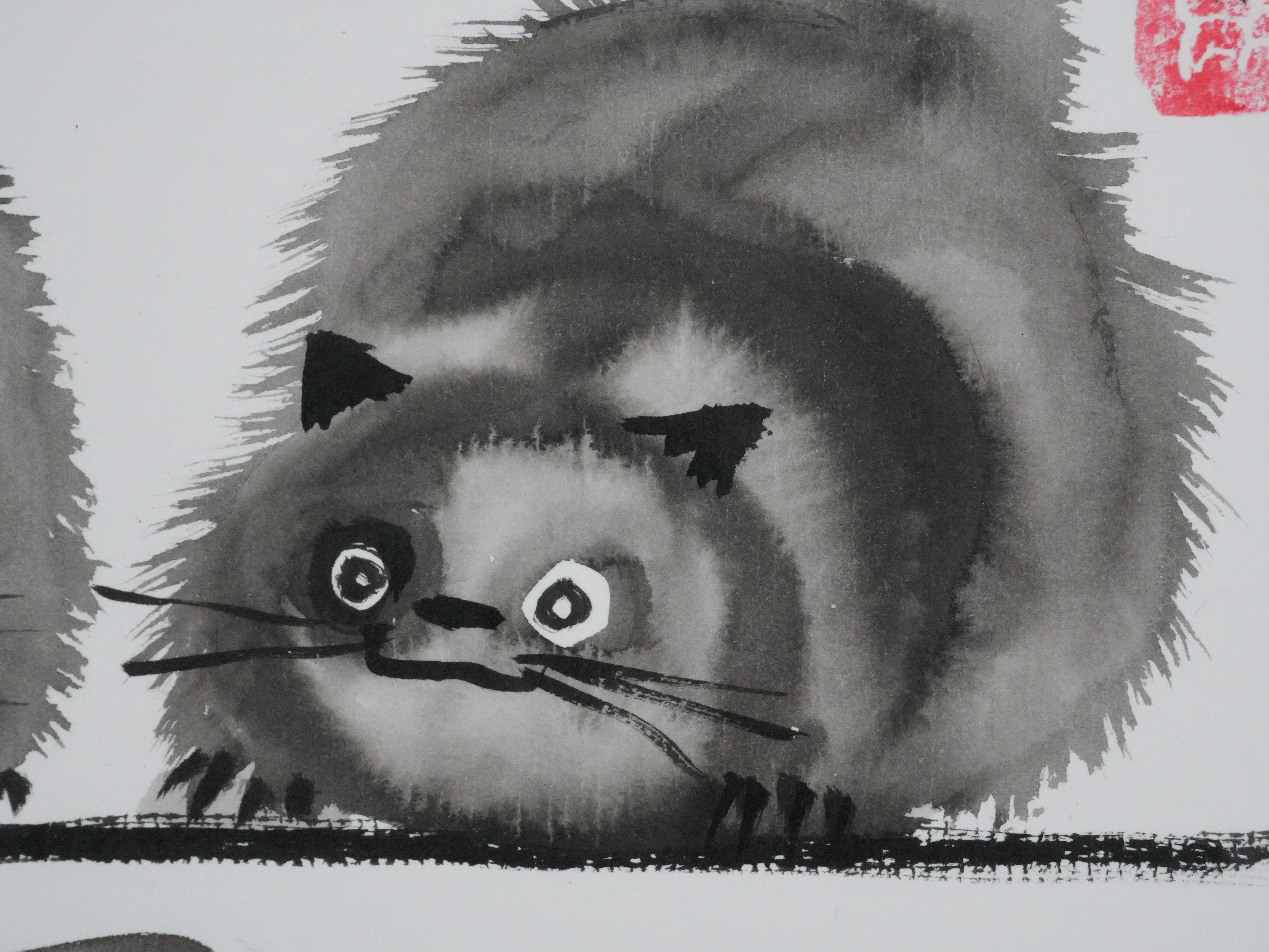 Laszlo TIBAY : La course à la souris, Dessin original à l'encre signé - Image 4