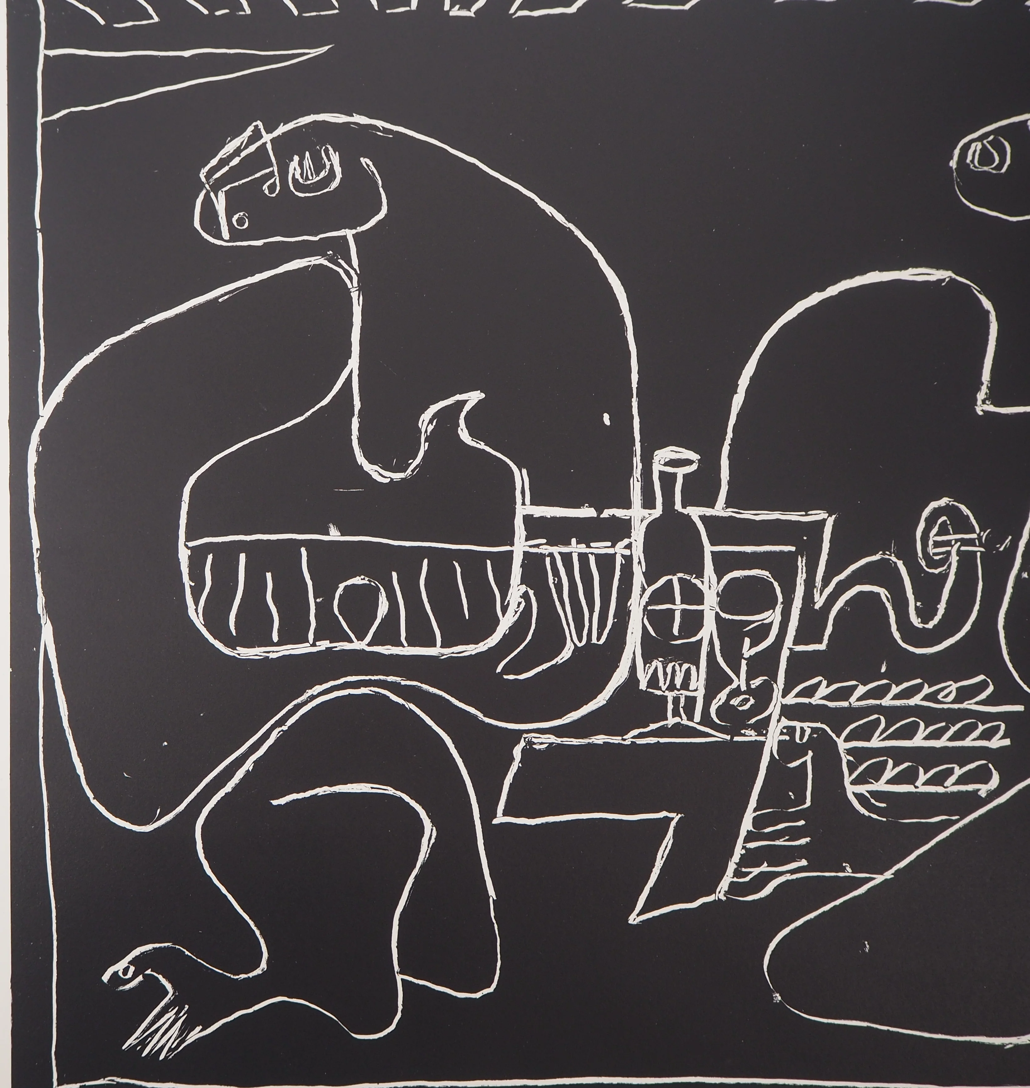 LE CORBUSIER : Deux Musiciennes, Lithographie originale signée - Image 4