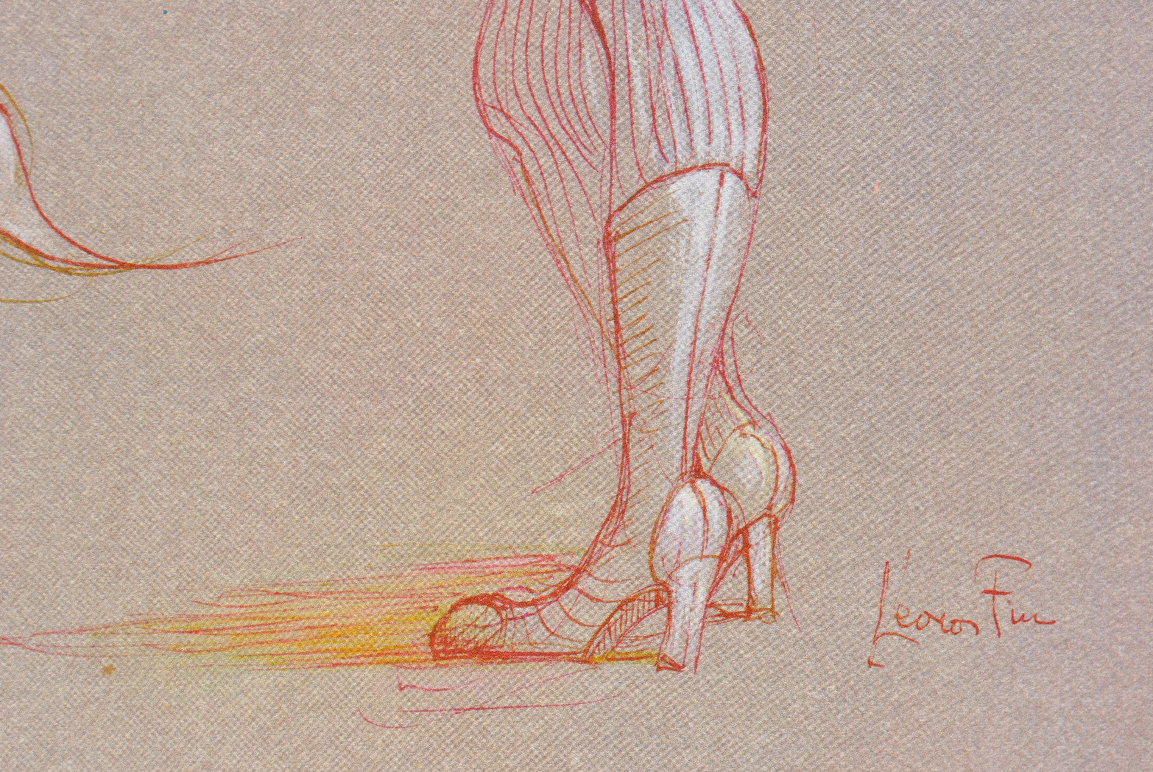 Léonor FINI : La Dispute, Lithographie signée - Image 3