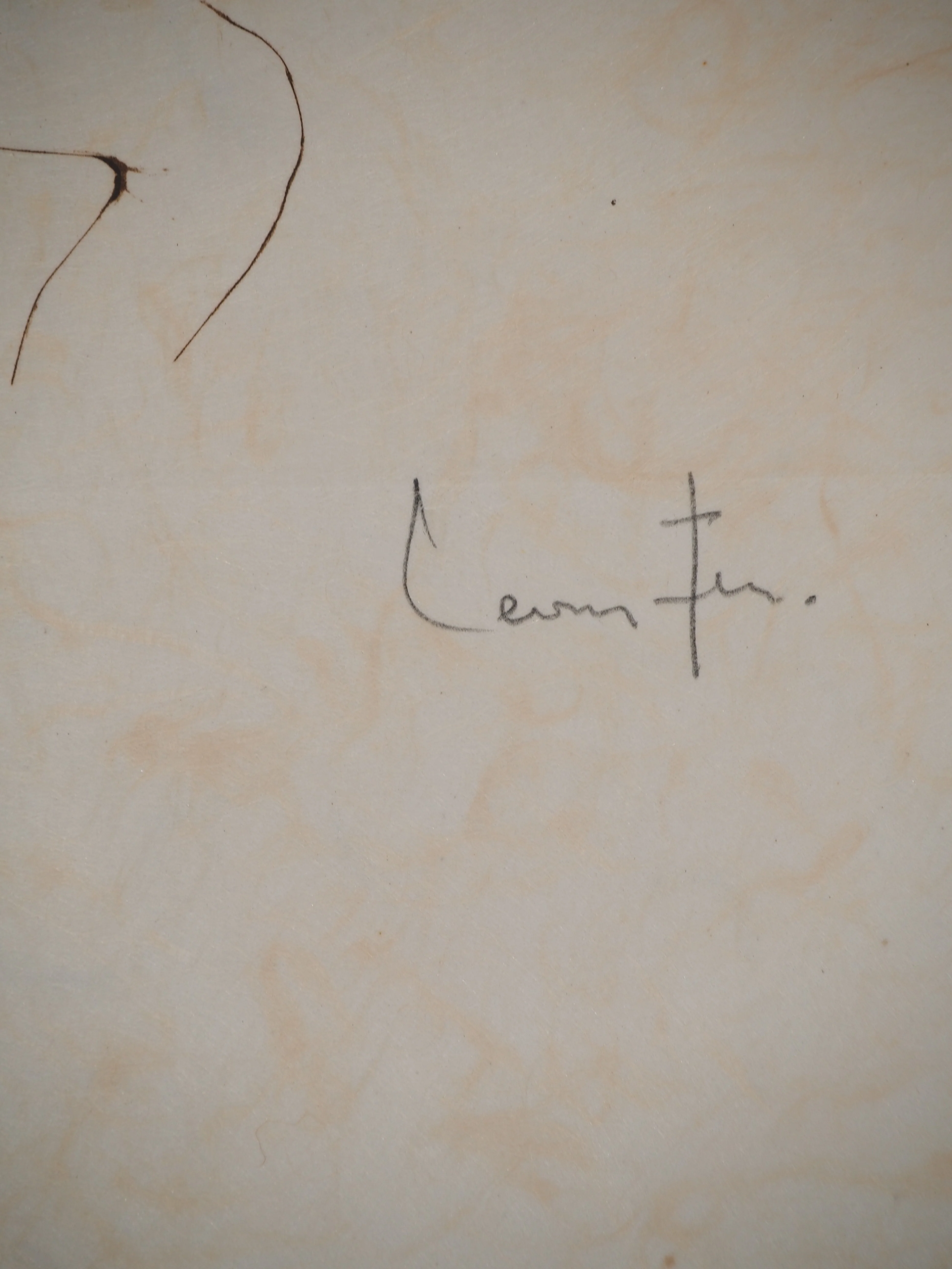 Léonor FINI : L'escrimeur, Gravure originale signée - Image 4