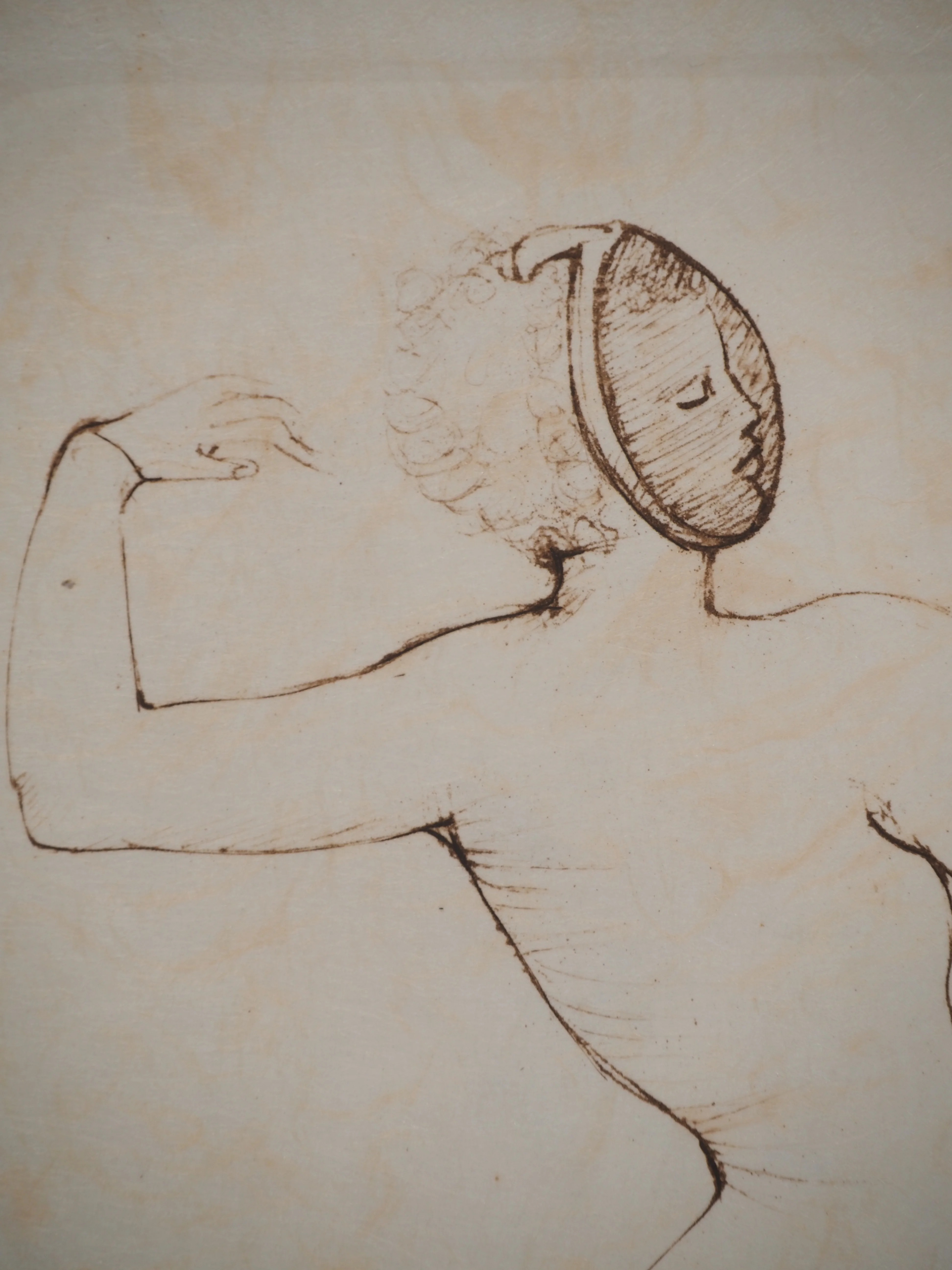 Léonor FINI : L'escrimeur, Gravure originale signée - Image 5