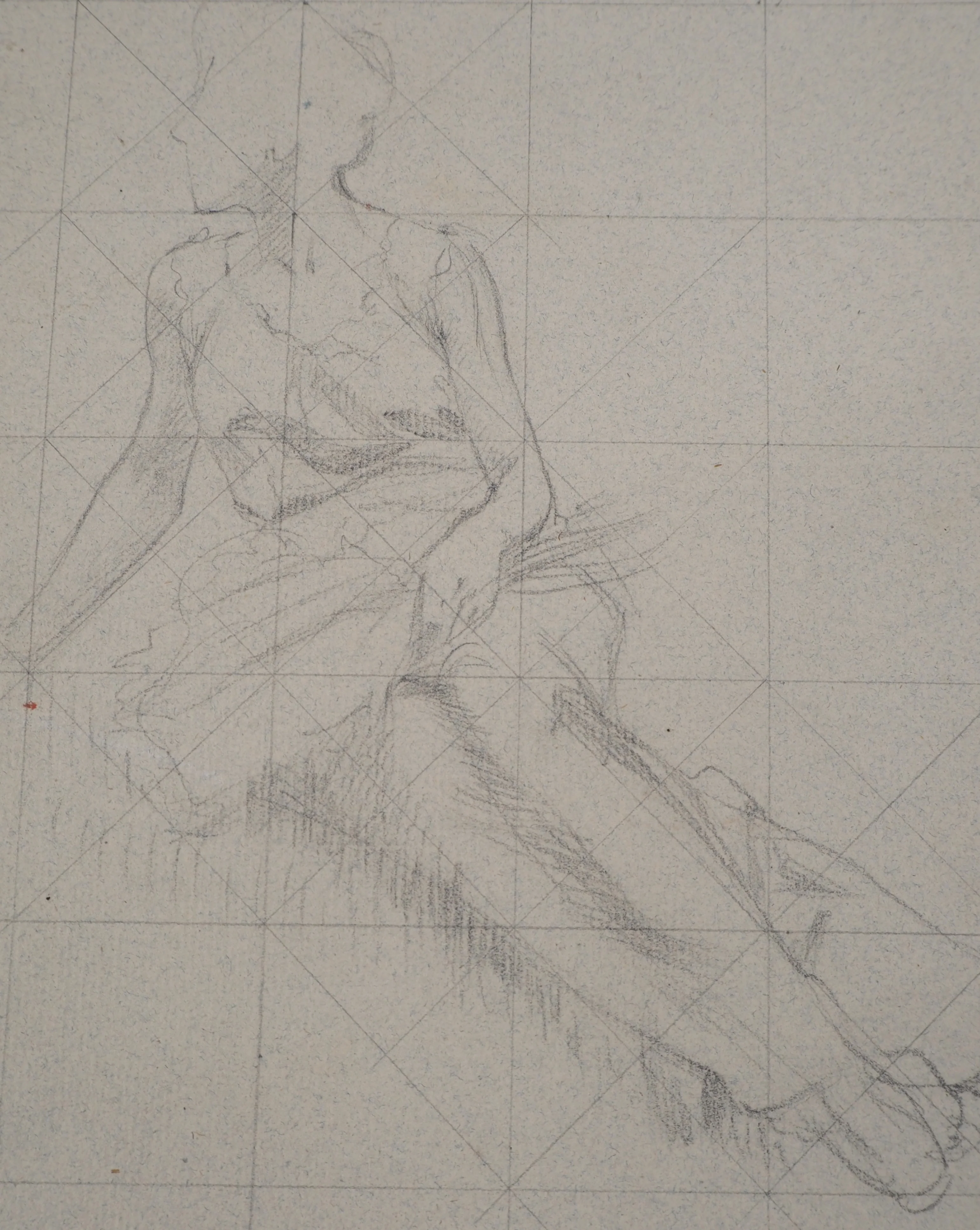 Léopold Franz KOWALSKI : Étude de la posture, dessin original - Image 3