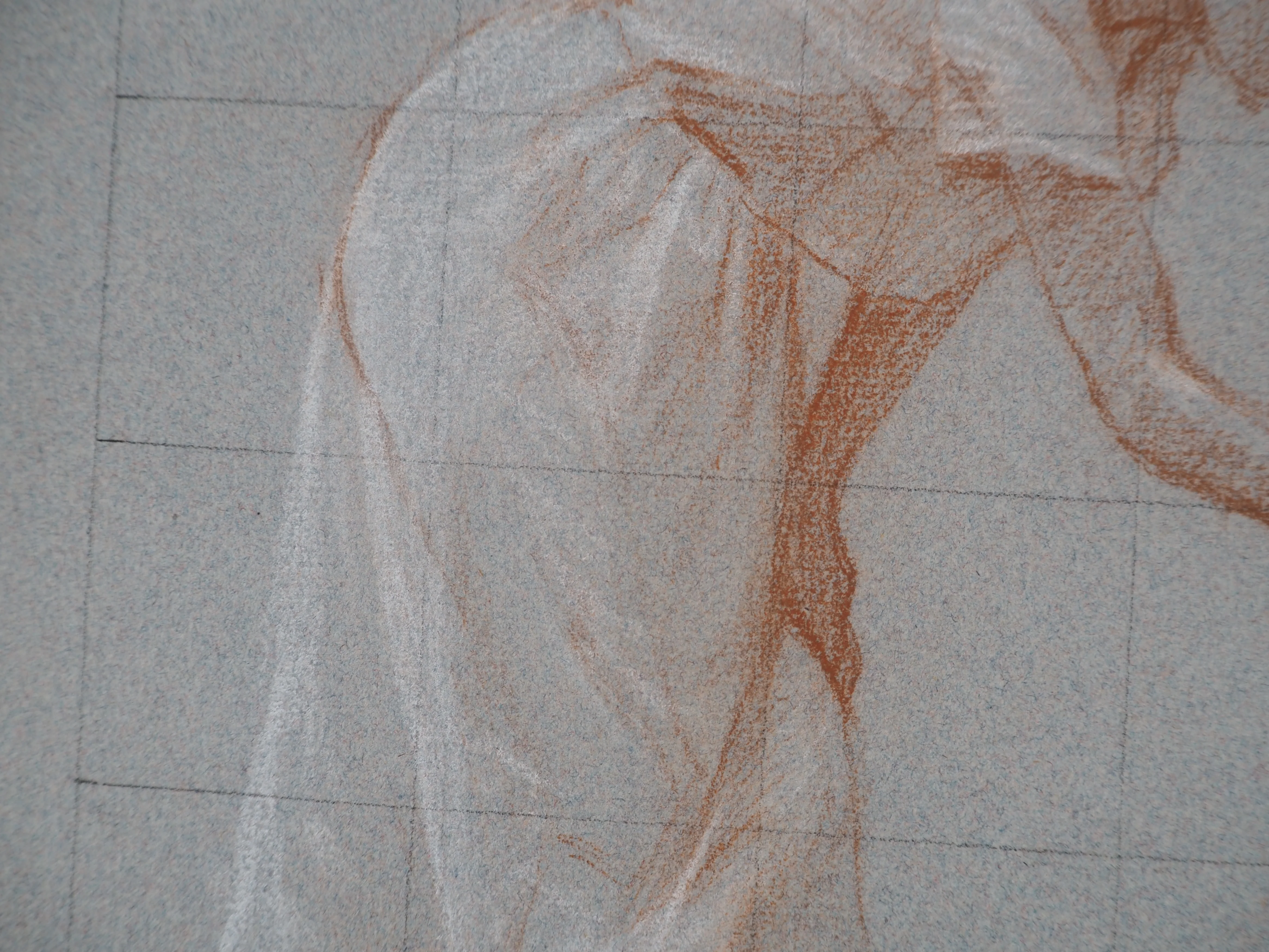 Léopold Franz KOWALSKI : La dame à la cueillette aux fleurs, dessin original - Image 5