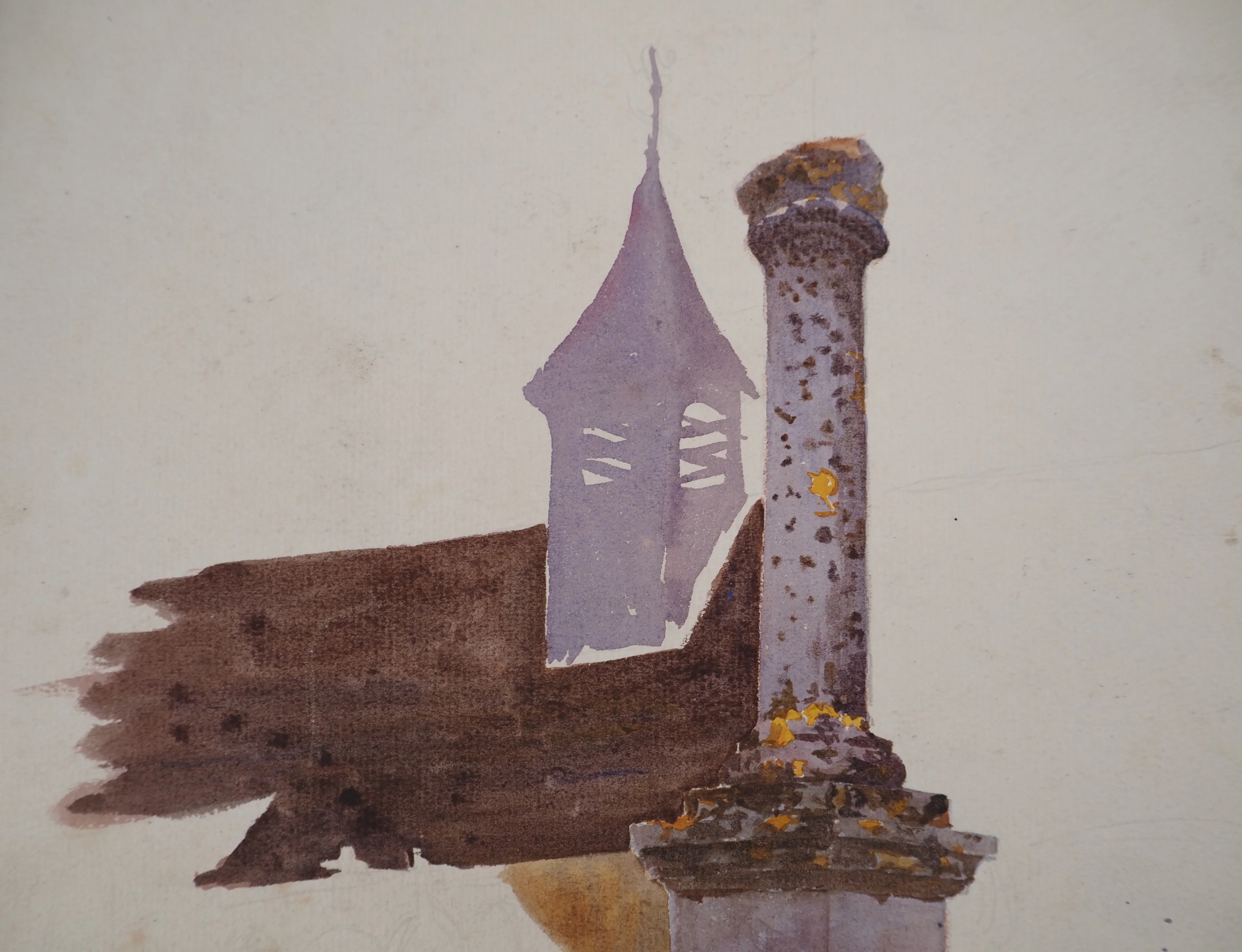 Léopold Franz KOWALSKI : Monument devant église, dessin original - Image 3