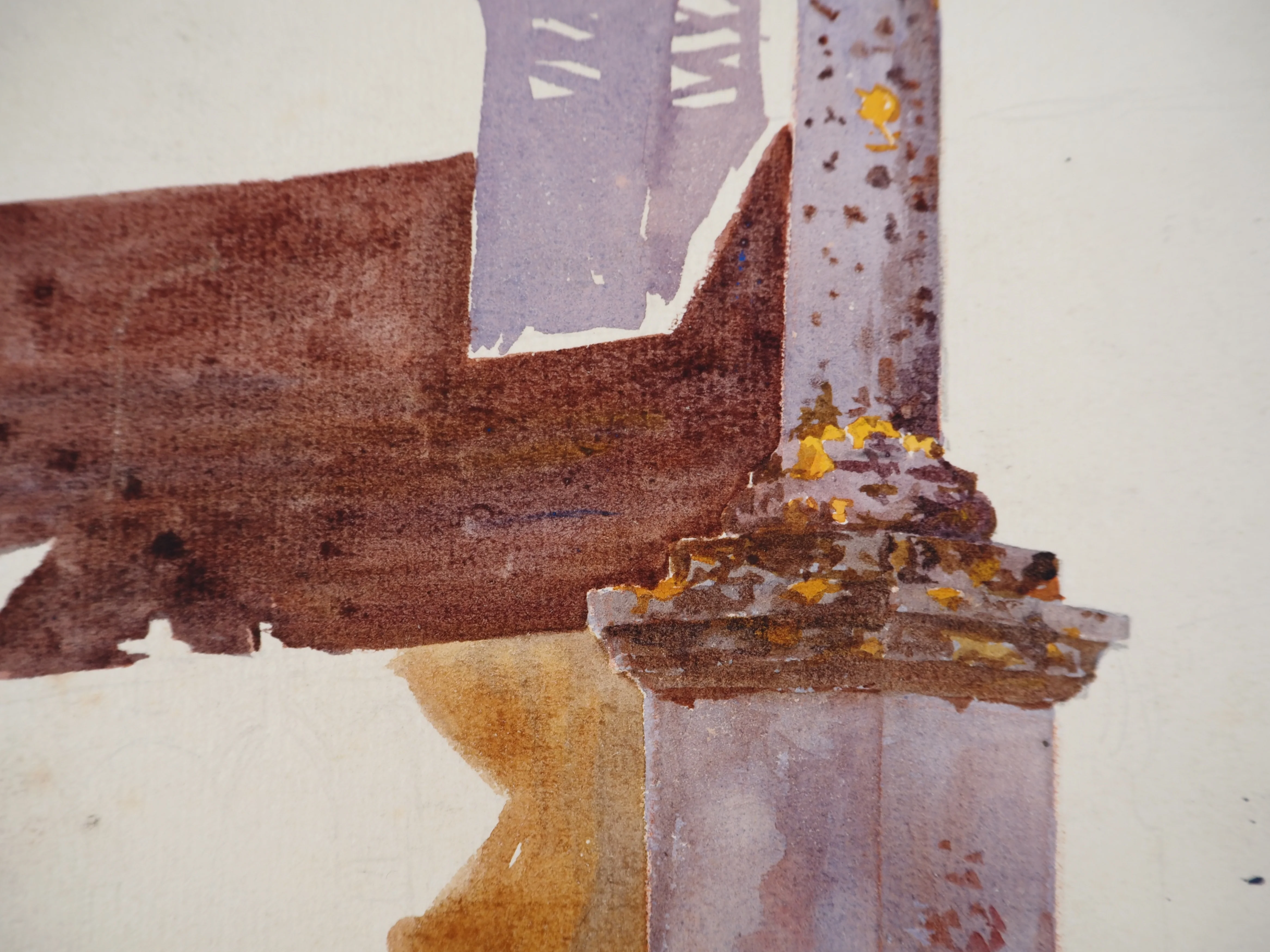 Léopold Franz KOWALSKI : Monument devant église, dessin original - Image 4