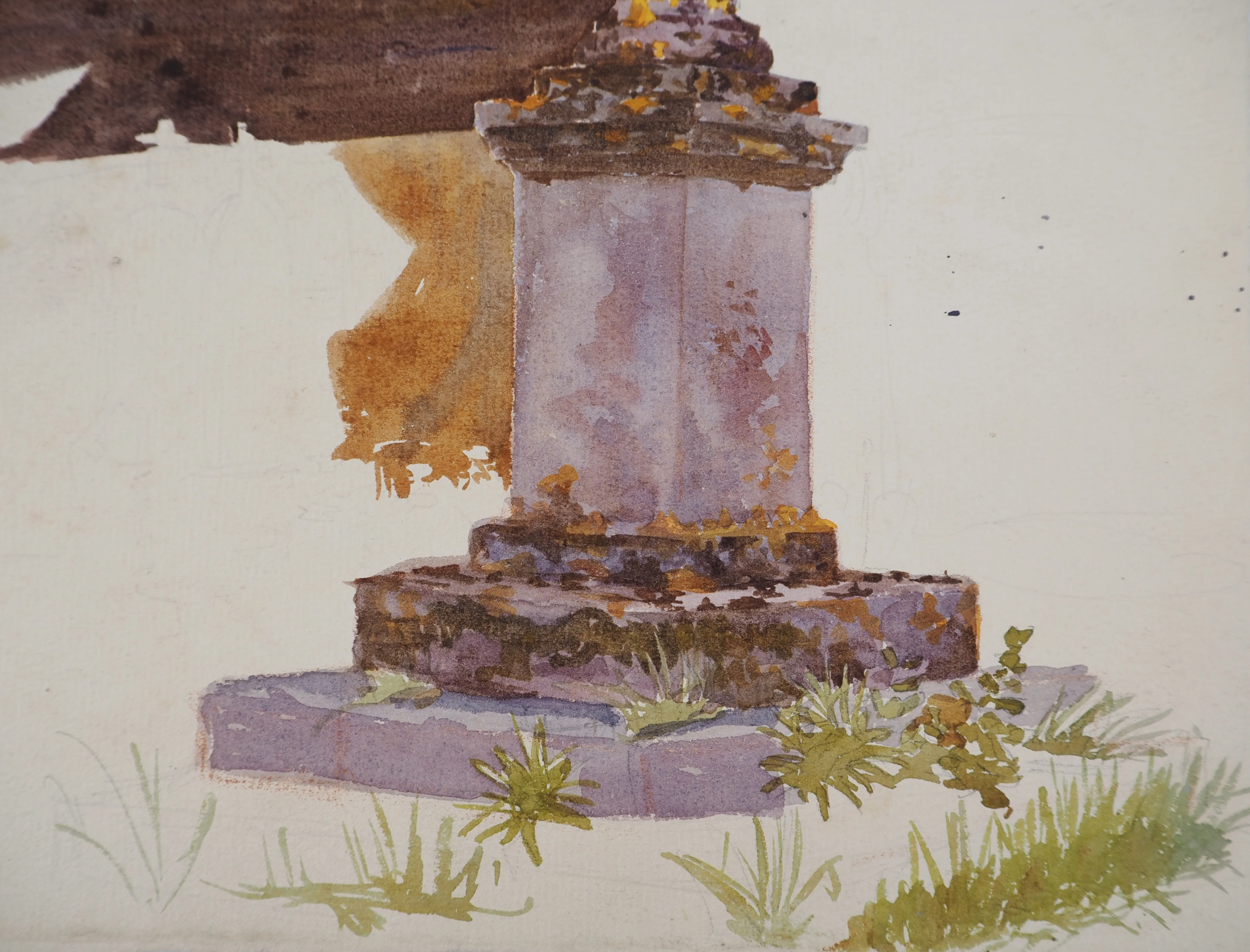 Léopold Franz KOWALSKI : Monument devant église, dessin original - Image 5