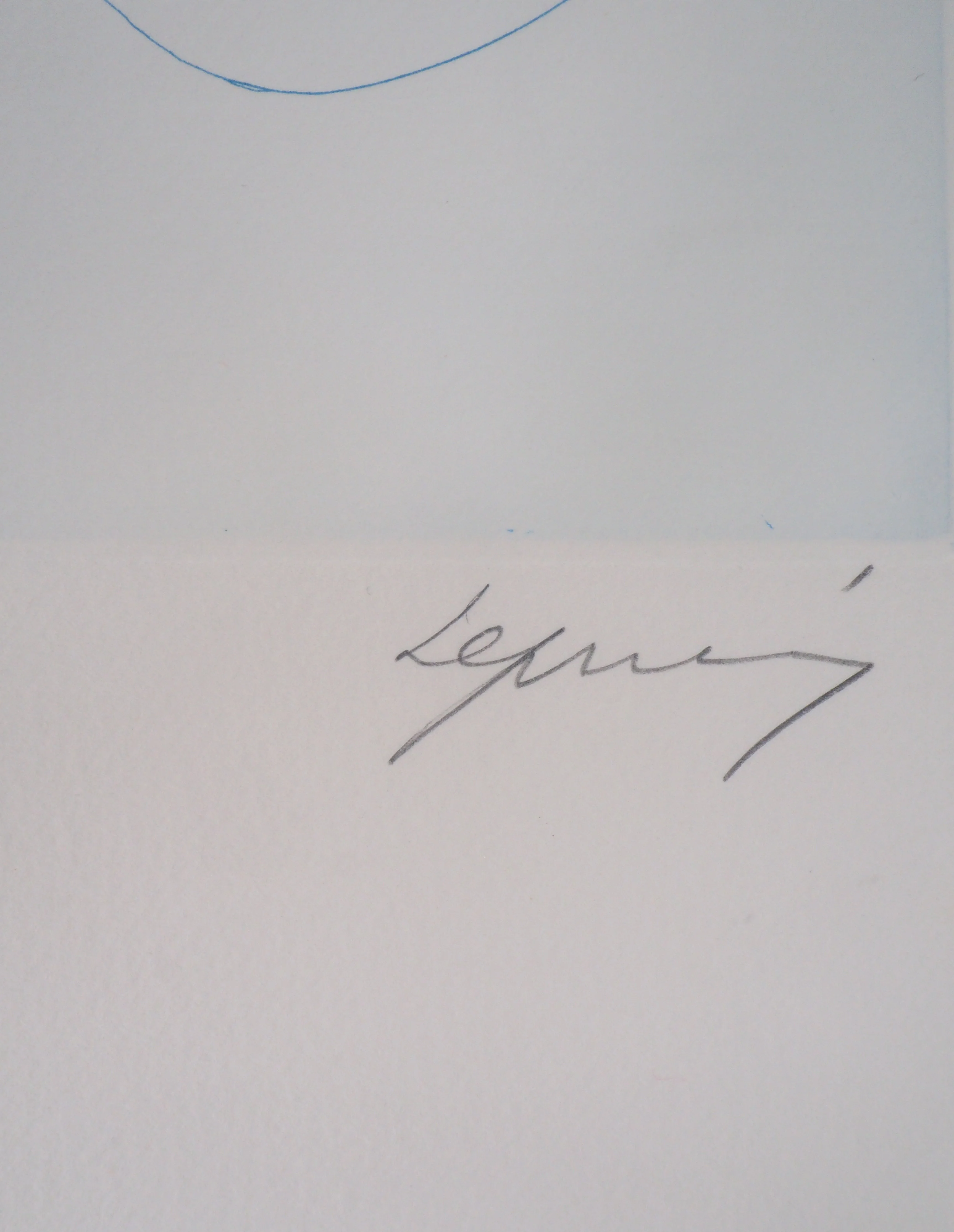 LEPRIEURE : Agnès, Jeune fille au chapeau, Gravure originale signée - Image 2