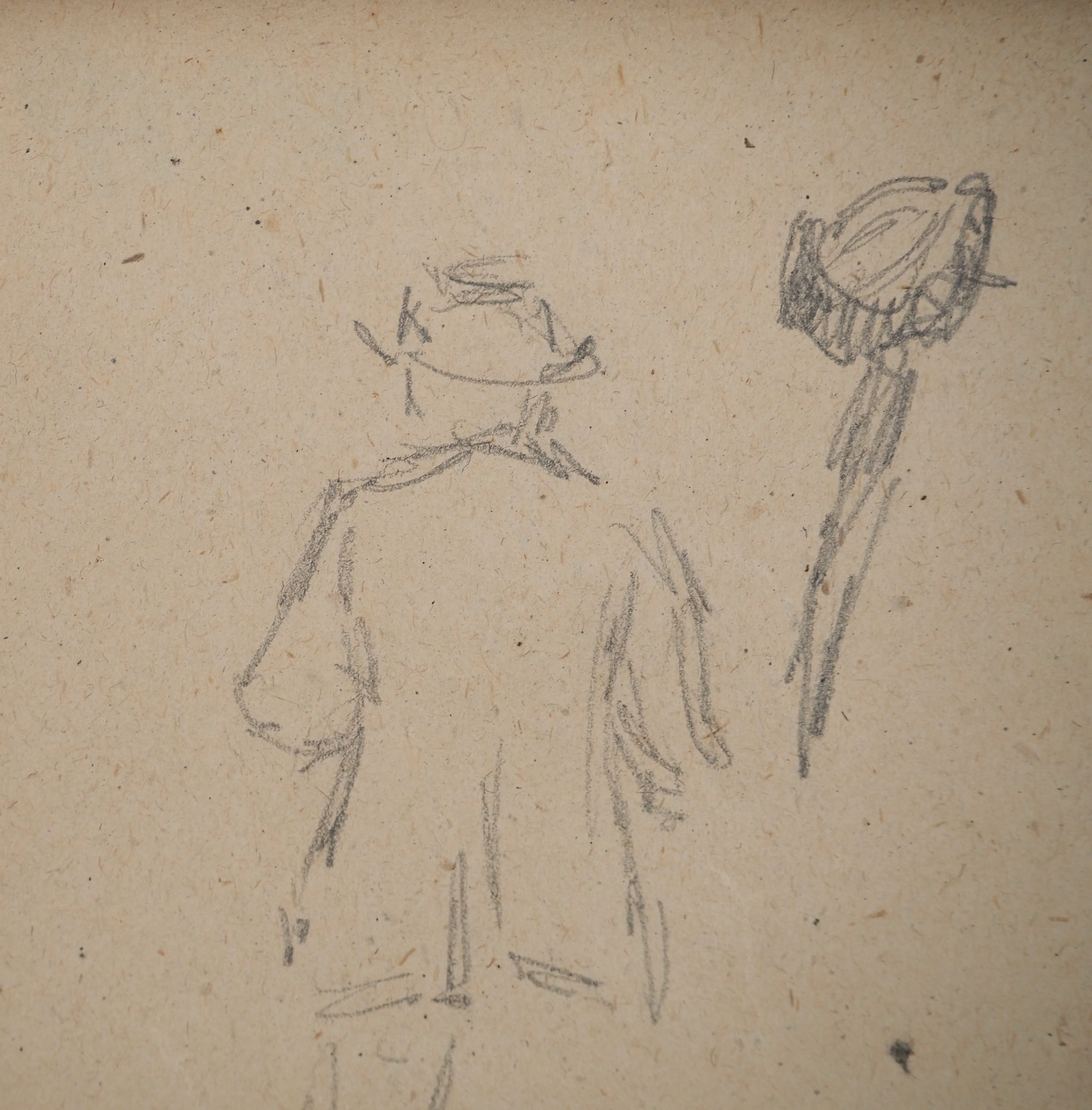 Louis HAYET : Le cow-boy, Dessin original signé - Image 4