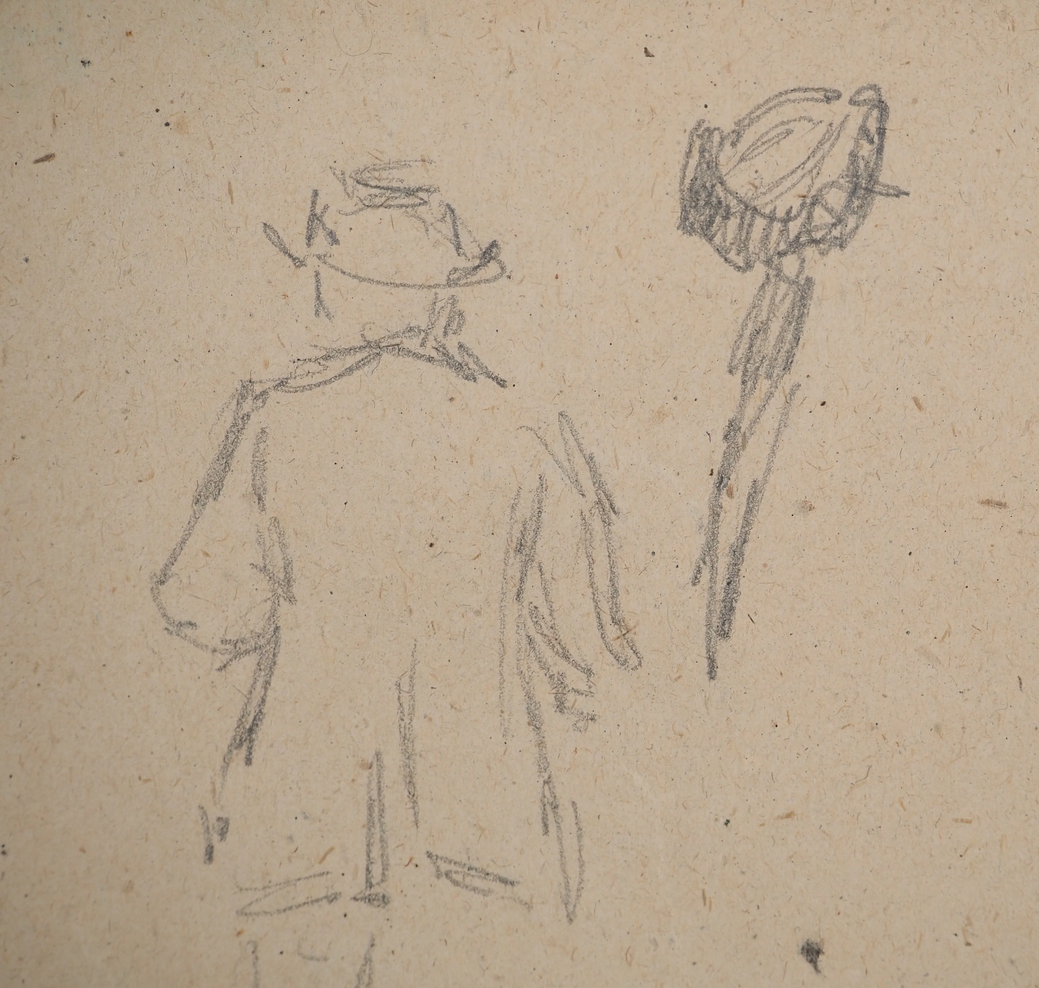 Louis HAYET : Le cow-boy, Dessin original signé - Image 5