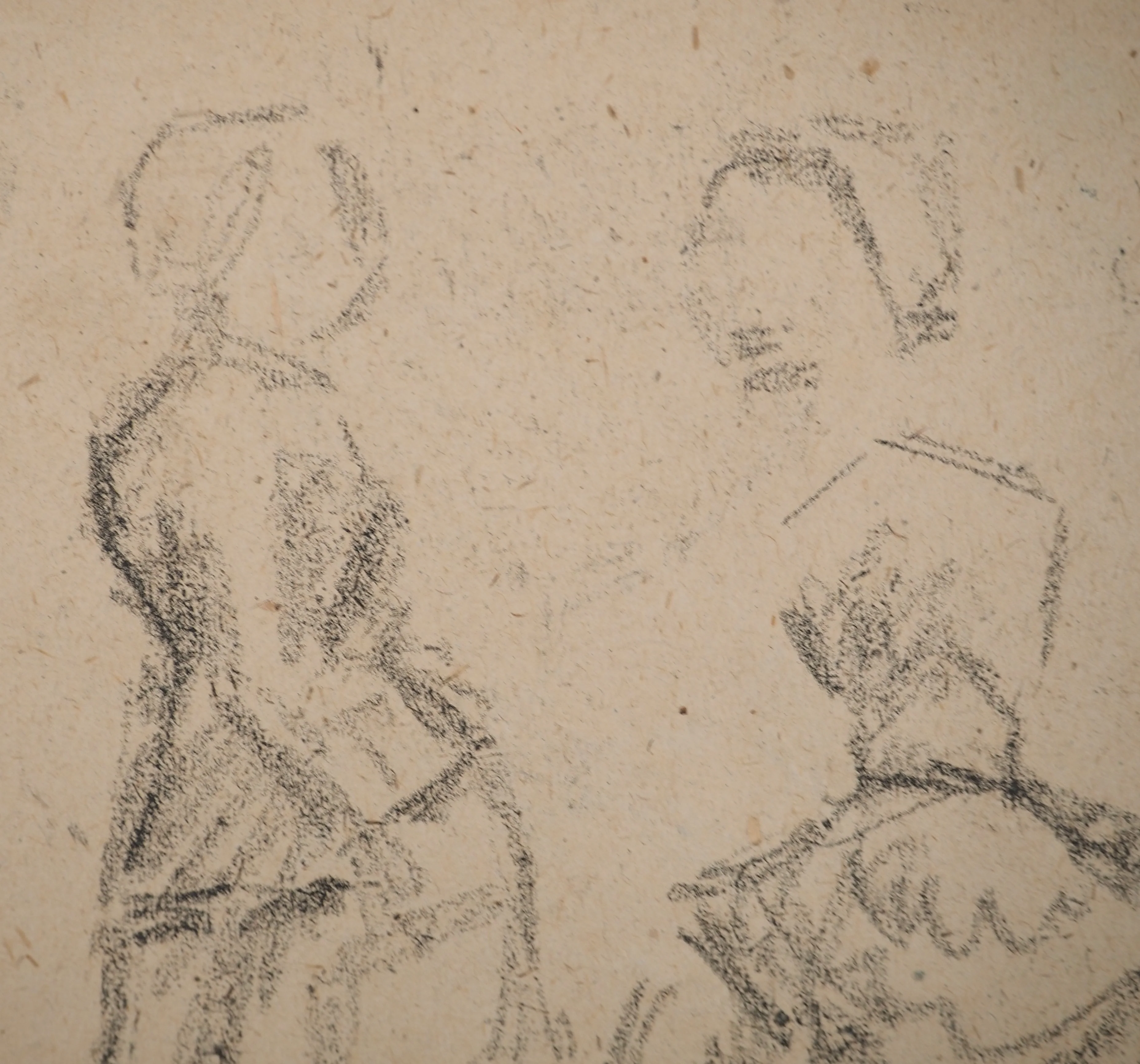 Louis HAYET : Les gouvernantes, Dessin original signé - Image 4