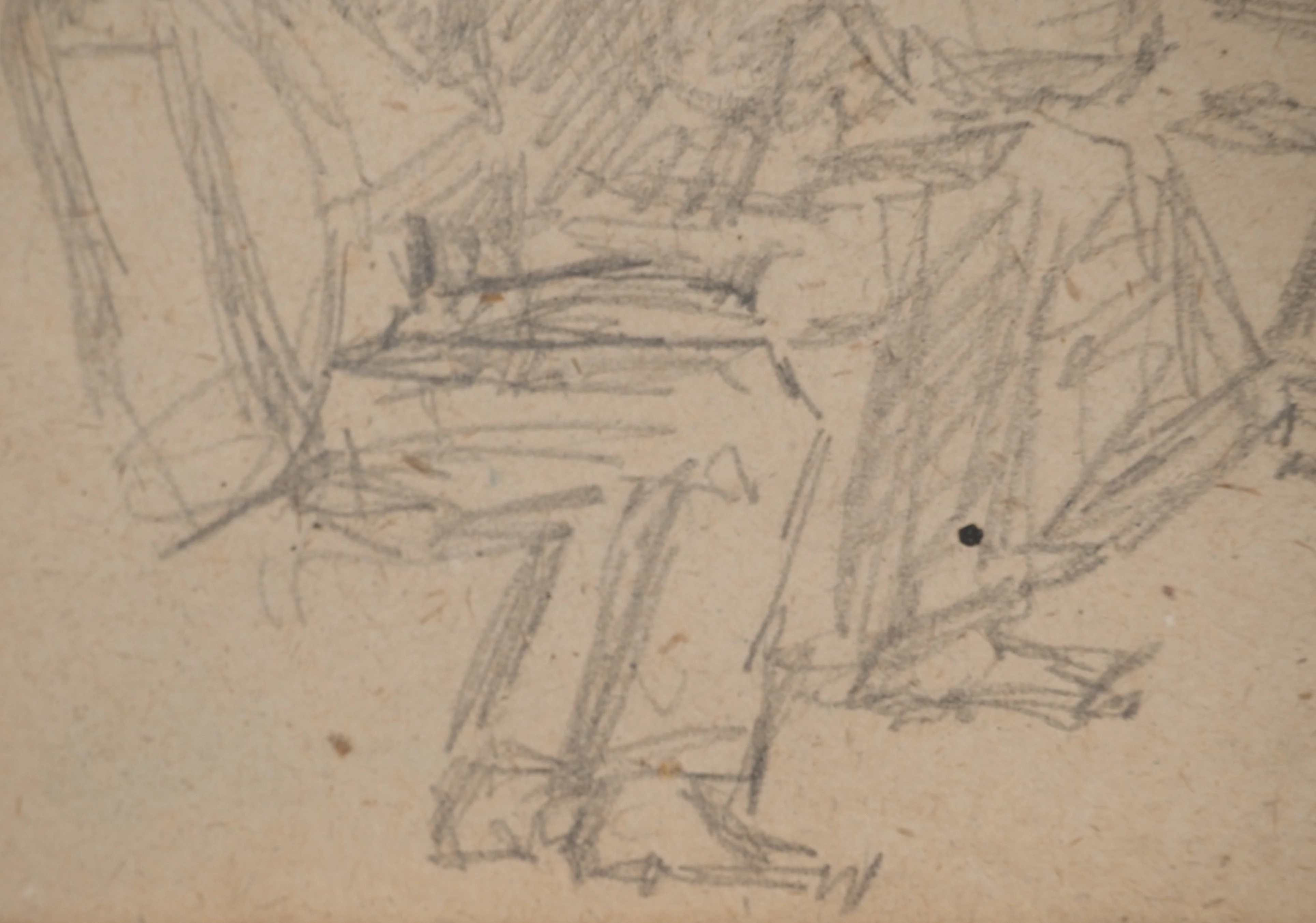 Louis HAYET : Pause déjeuner, Dessin original signé - Image 5