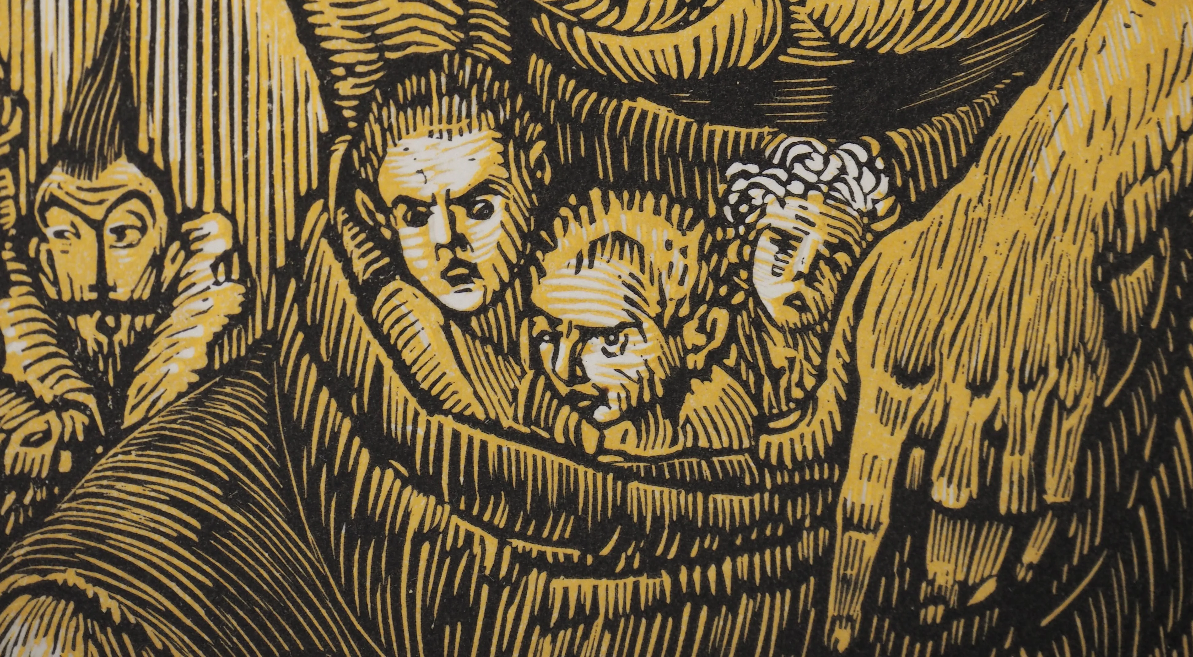 Louis JOU : Les contes de Perrault, Gravure sur bois originale - Image 4