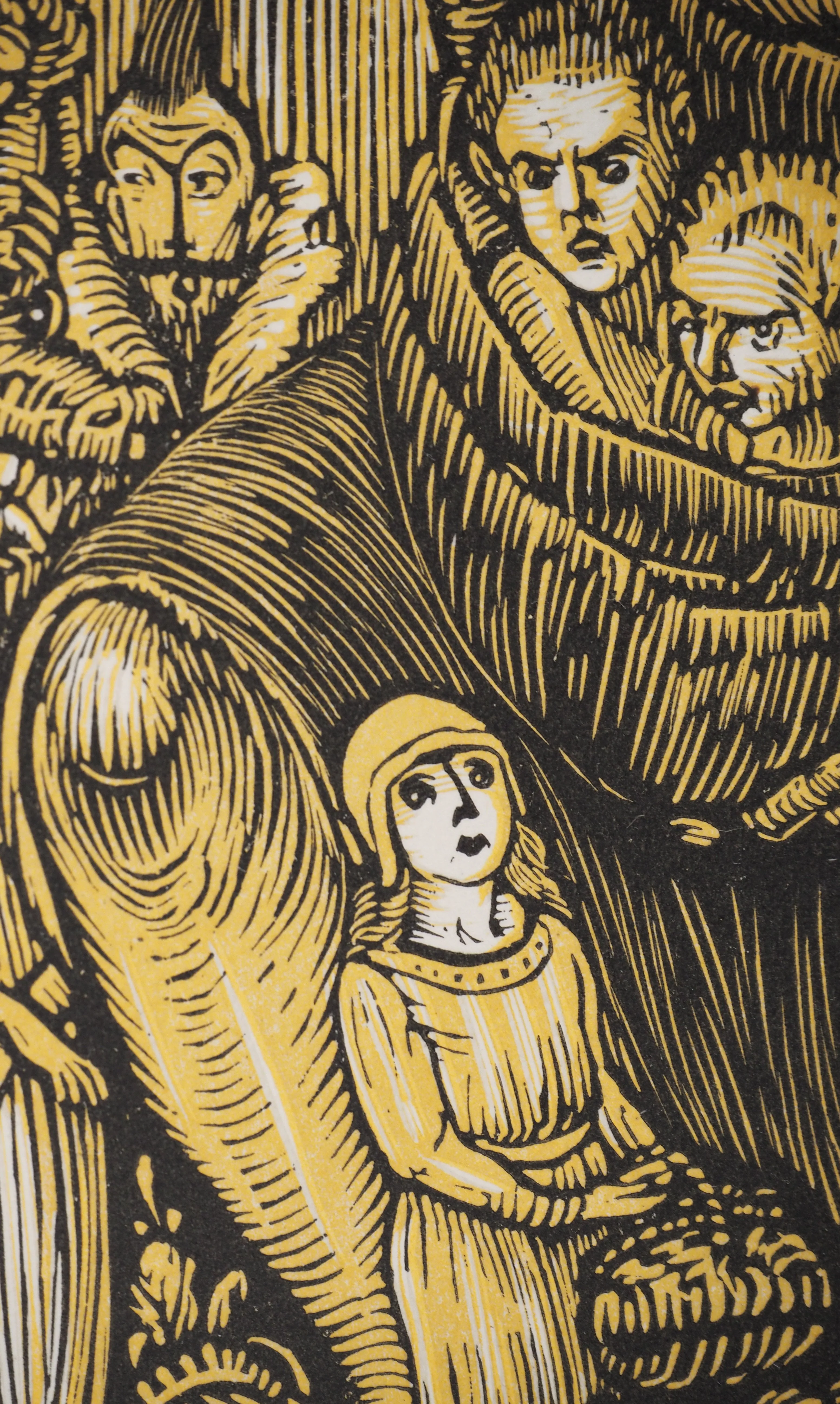 Louis JOU : Les contes de Perrault, Gravure sur bois originale - Image 5
