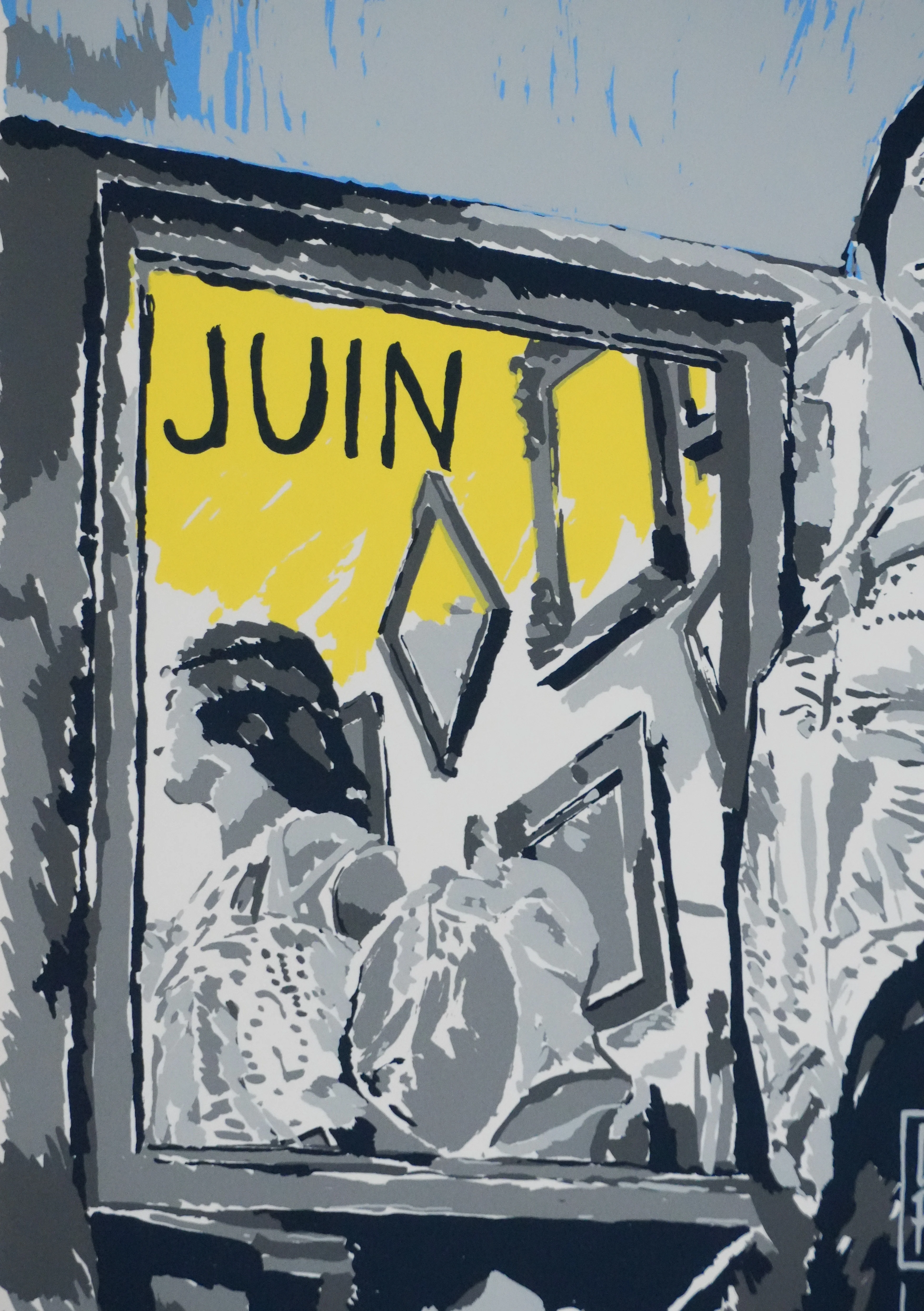 Loulou PICASSO : Femme au miroir, Sérigraphie originale signée - Image 4