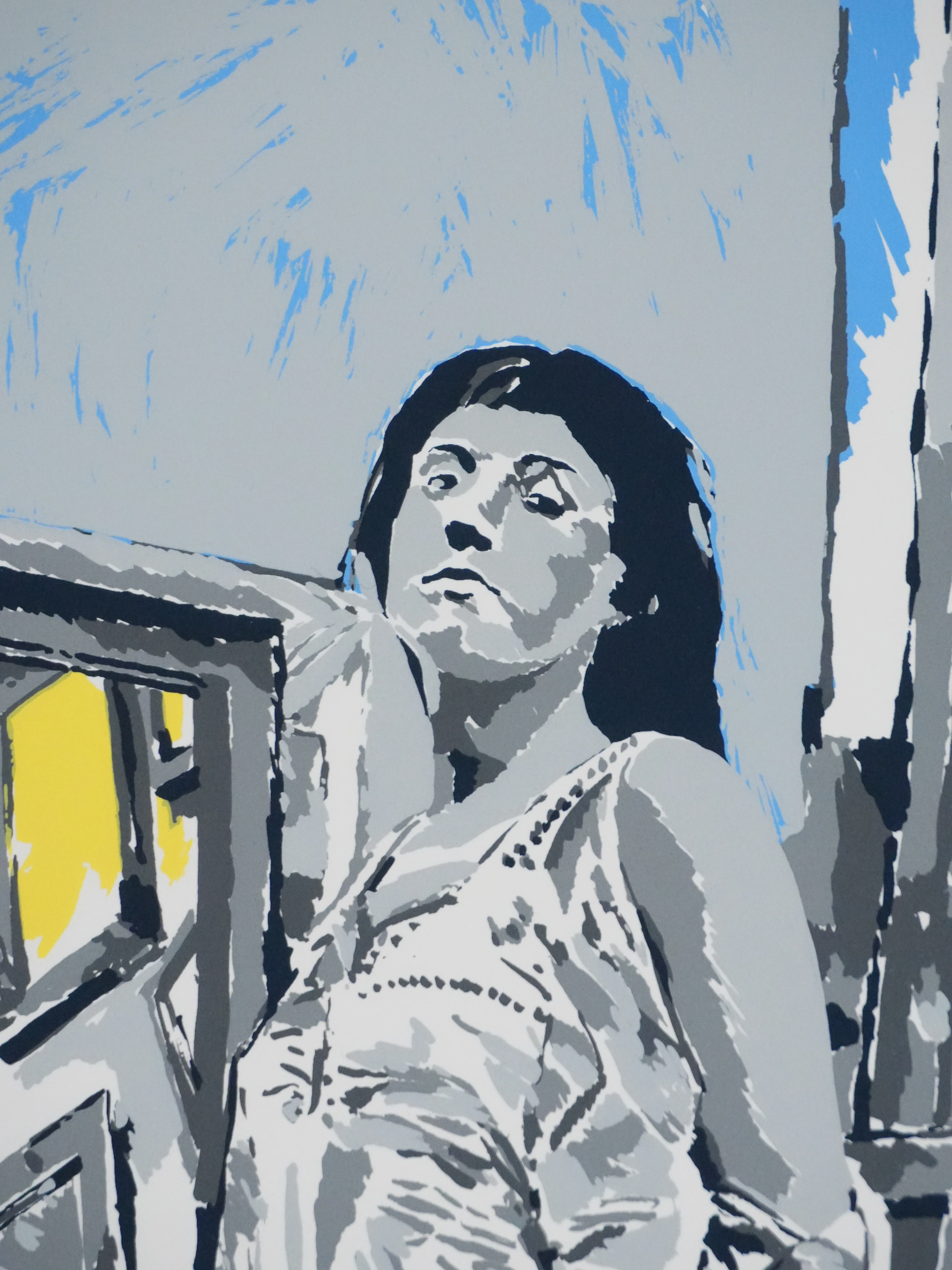 Loulou PICASSO : Femme au miroir, Sérigraphie originale signée - Image 5