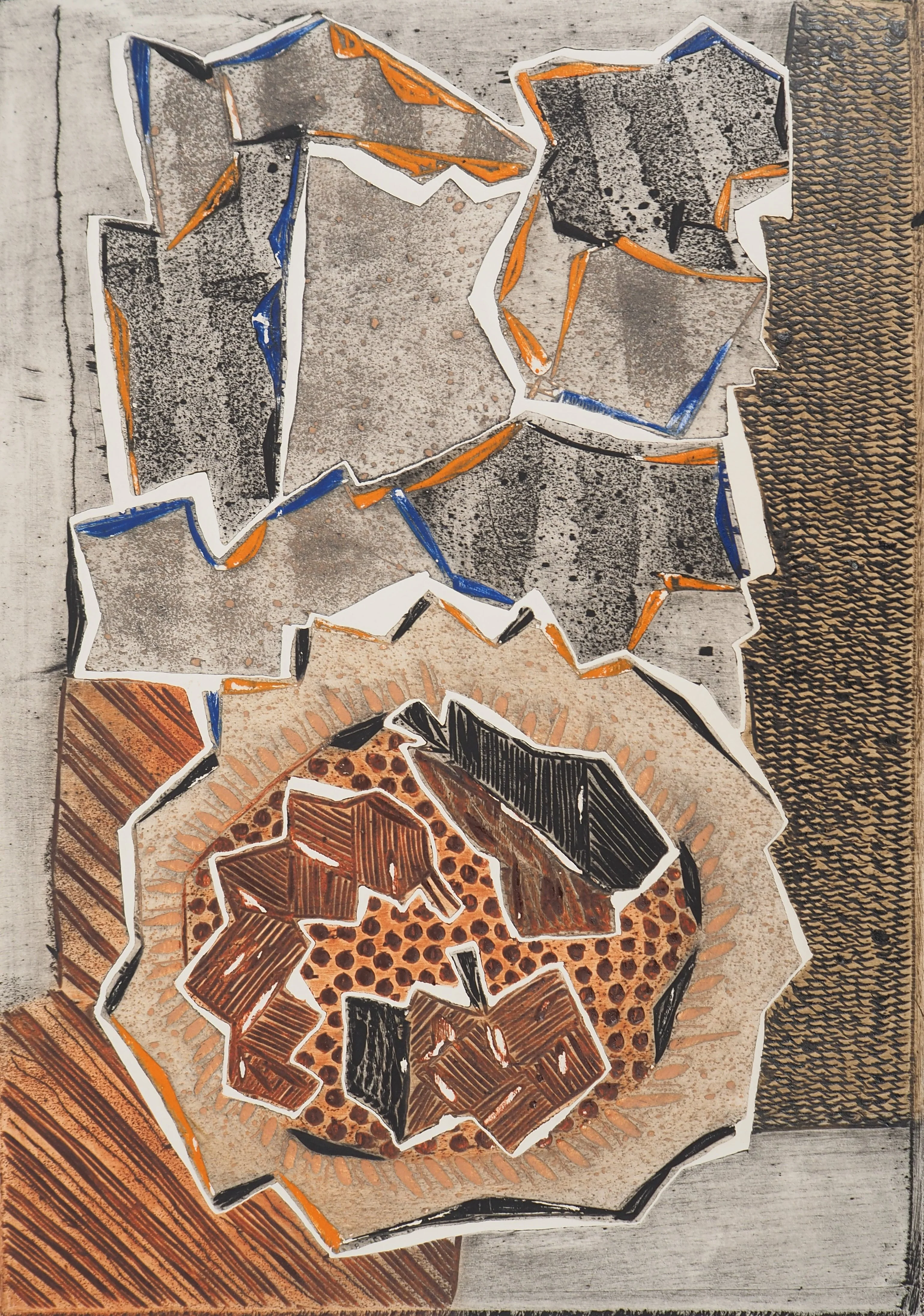 LOUTTRE B : Nature morte cubiste, Gravure originale signée - Image 3