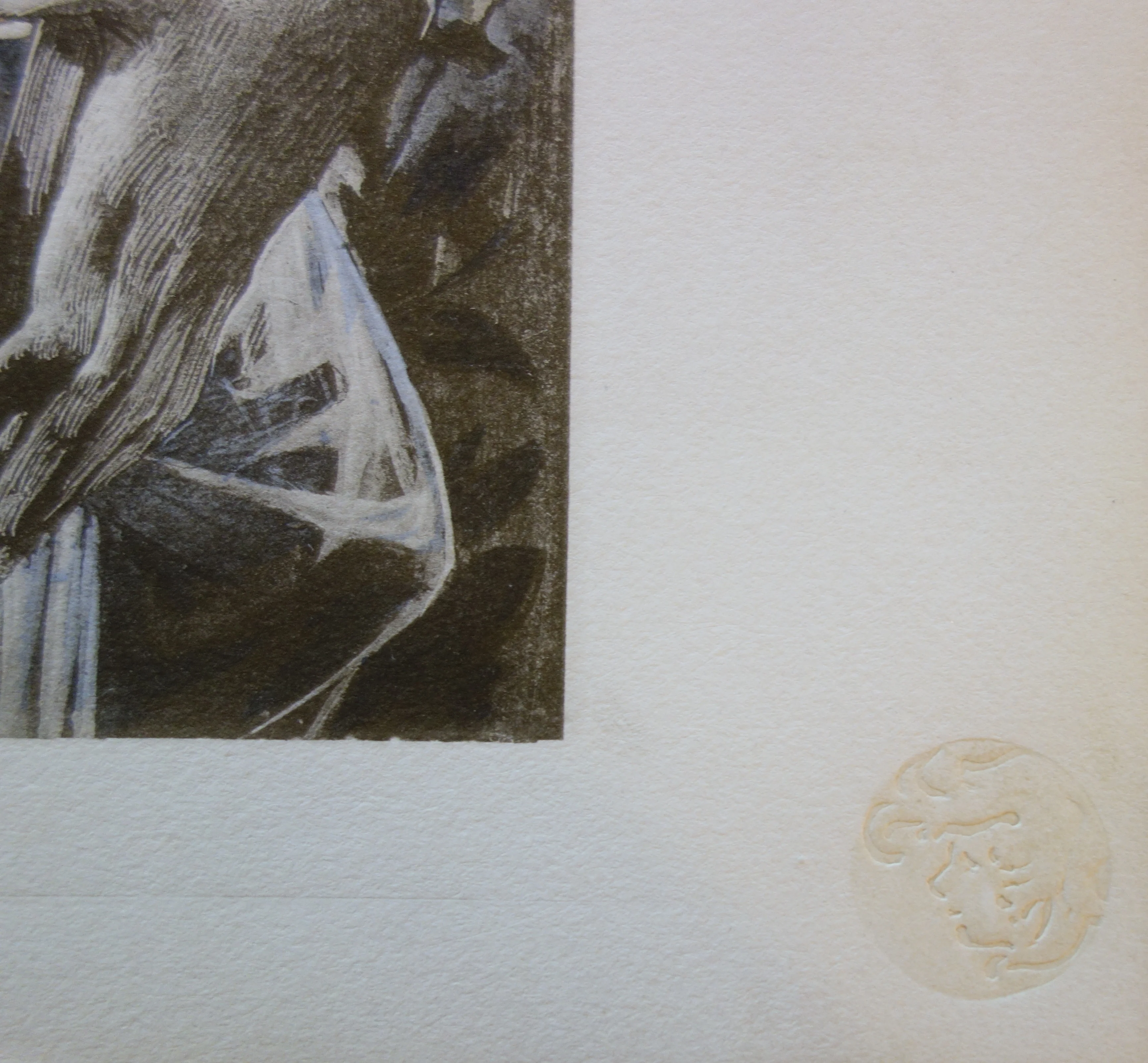 Luc Olivier MERSON : Judith et la tête coupée de Holopherne, Lithographie originale signée - Image 5