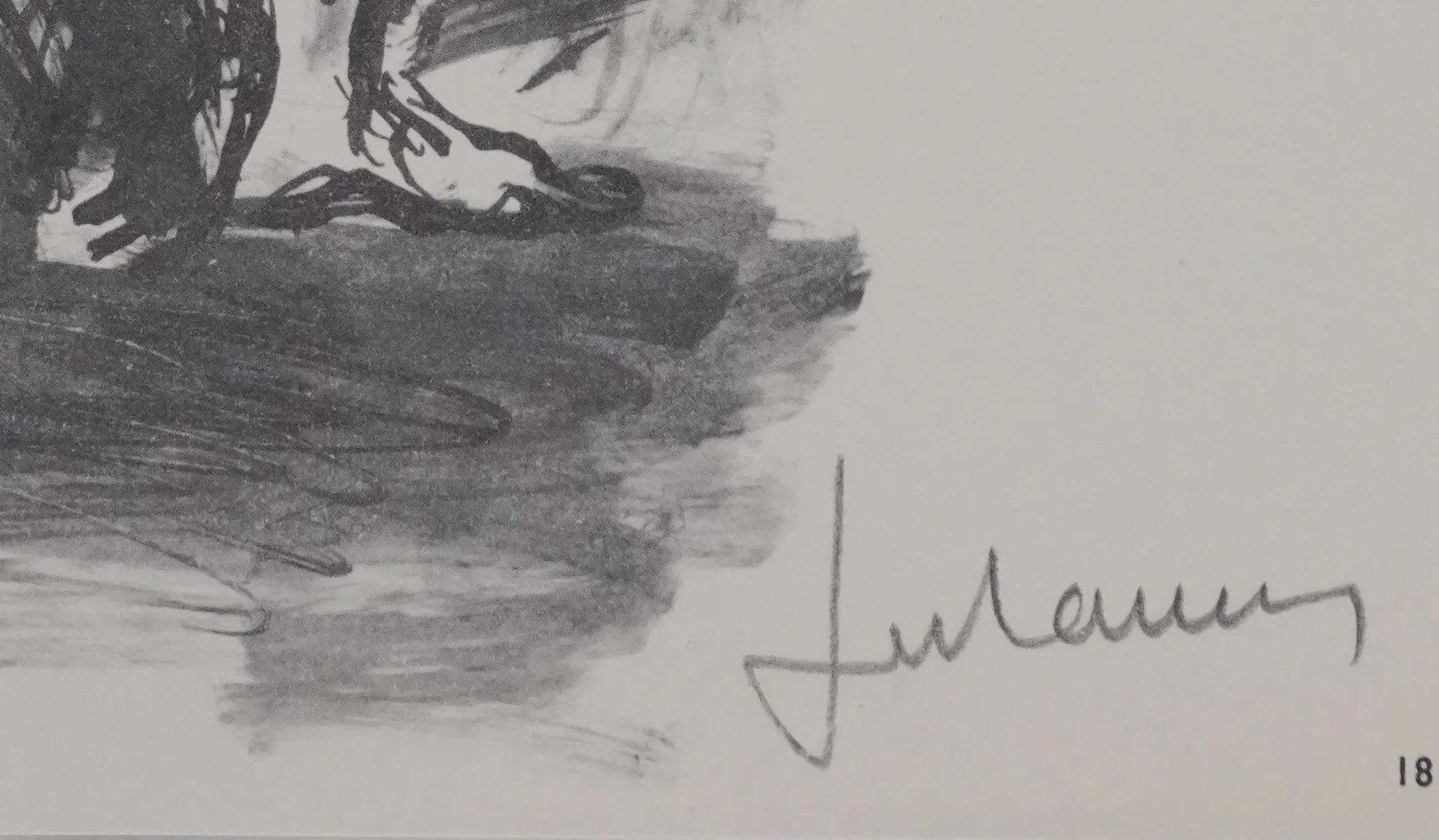 Lucien FONTANAROSA : L'entraide, Héliogravure signée - Image 2
