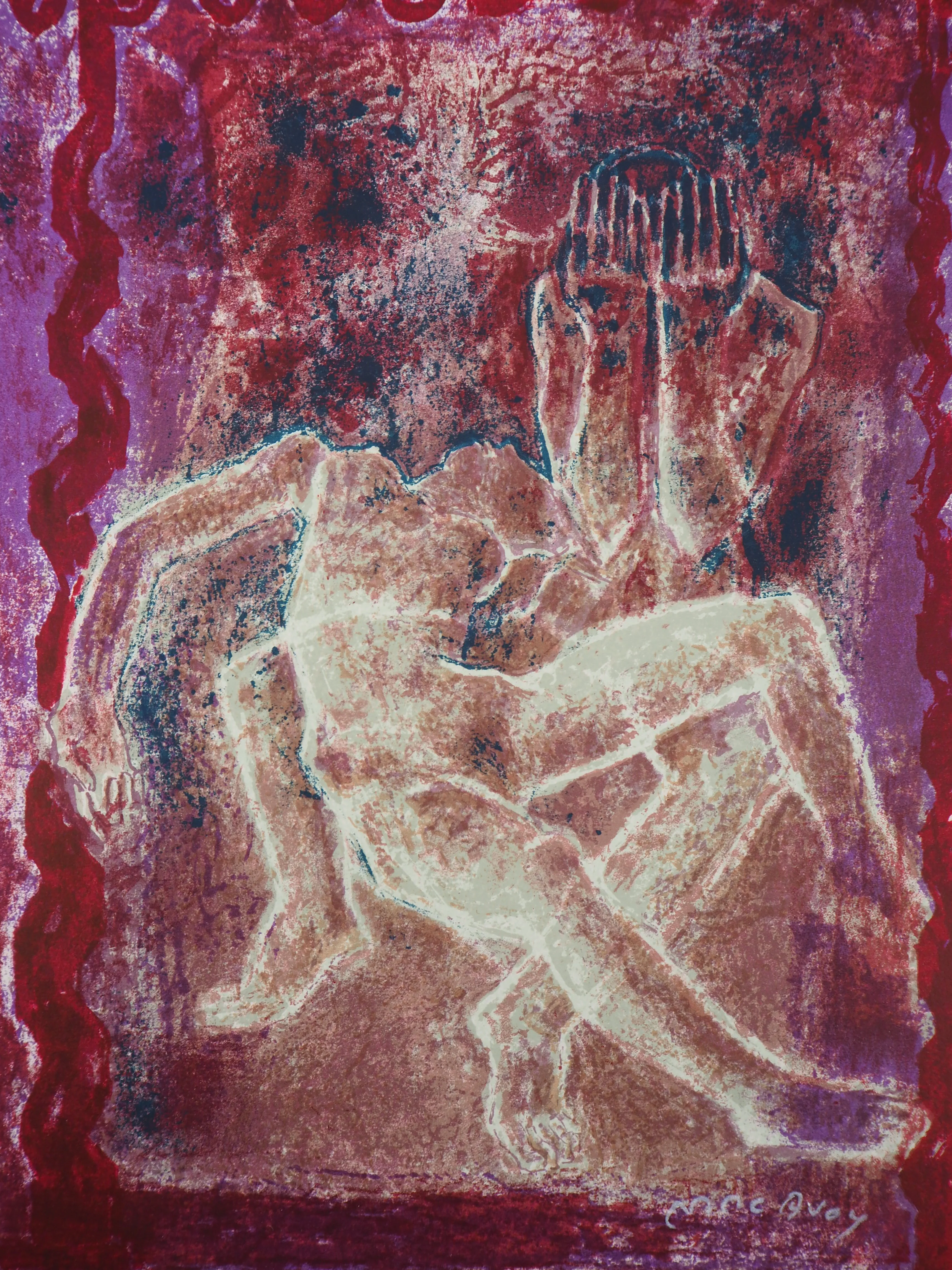 Edouard MAC AVOY : Théâtre, La Tragédie, Lithographie originale signée - Image 6