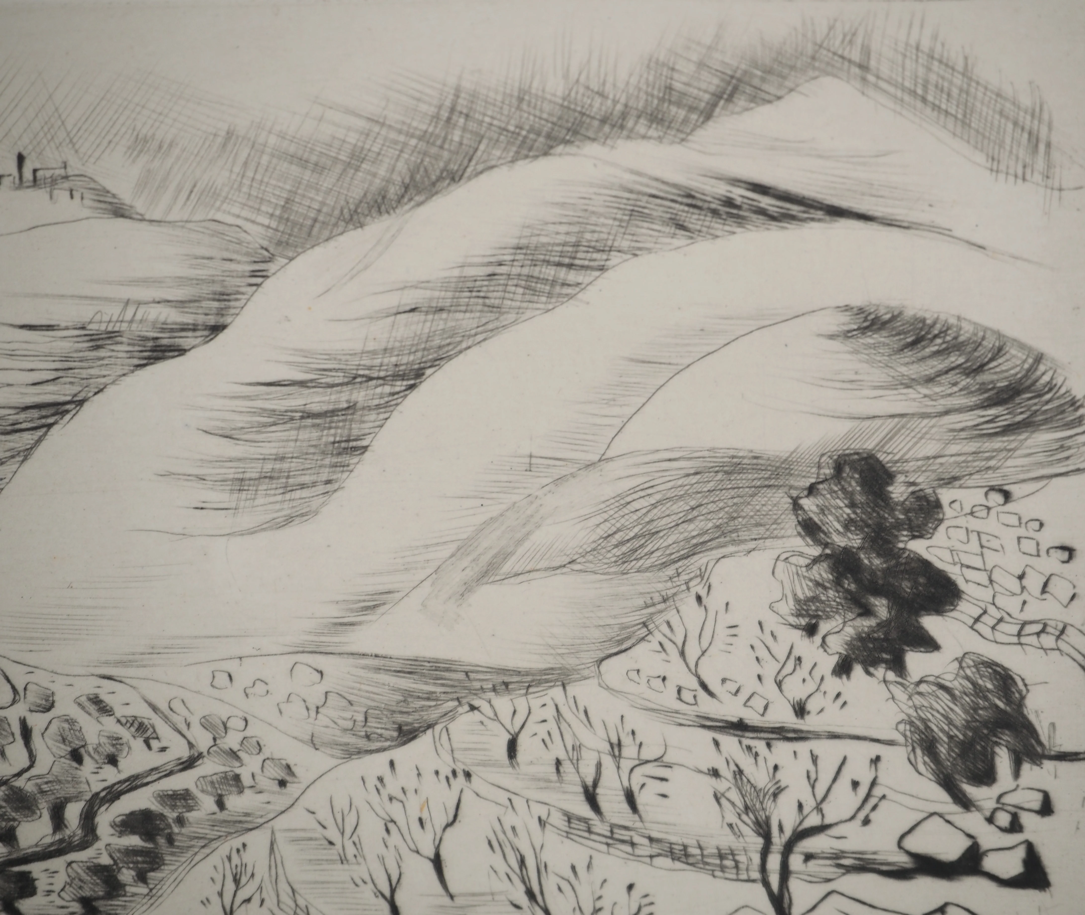 Madeleine MELSONN : Désert de Saint-Jean Baptiste, Gravure originale signée - Image 5