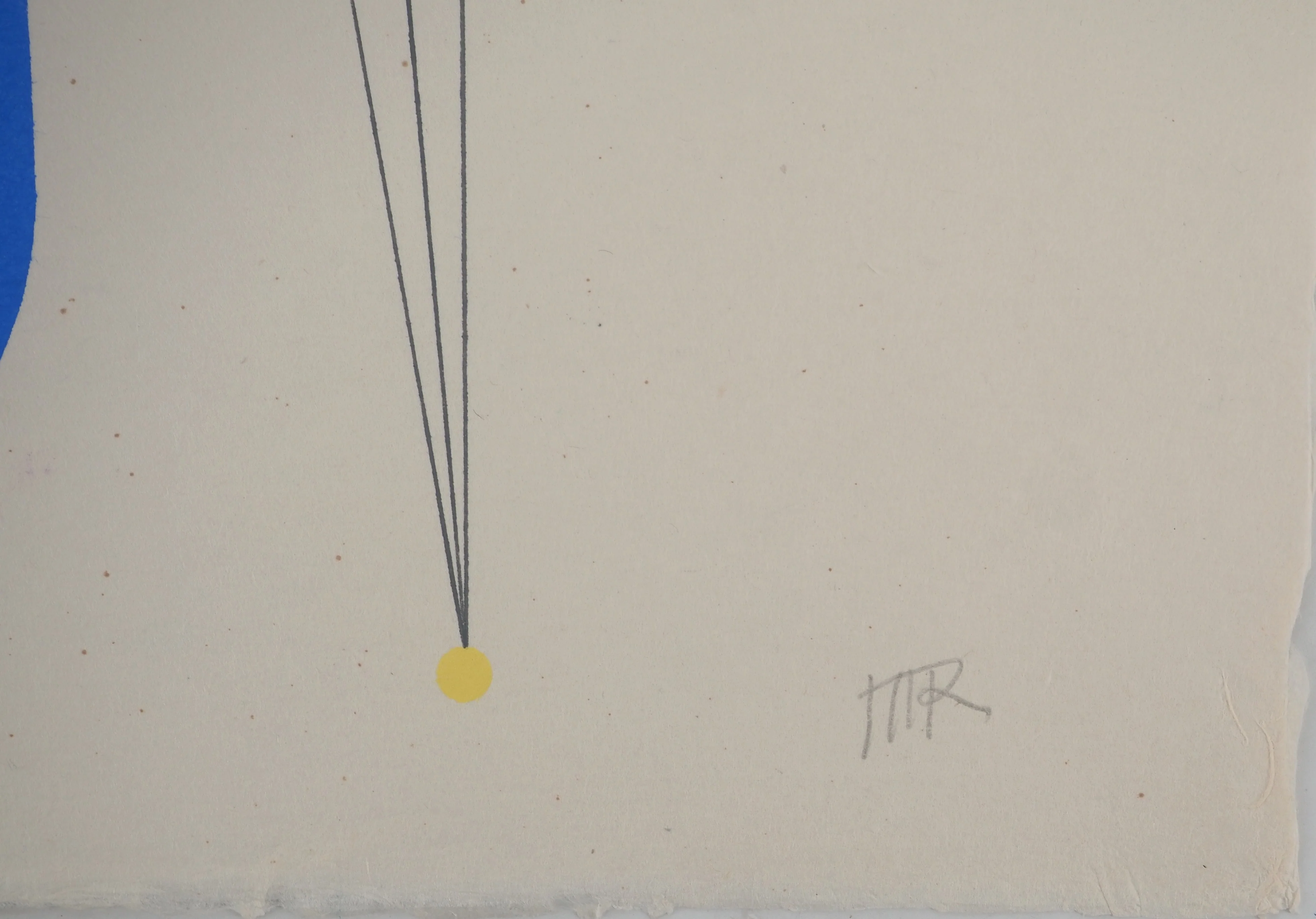 Man RAY : Revolving Doors, Longue distance, Lithographie et pochoir signée - Image 2