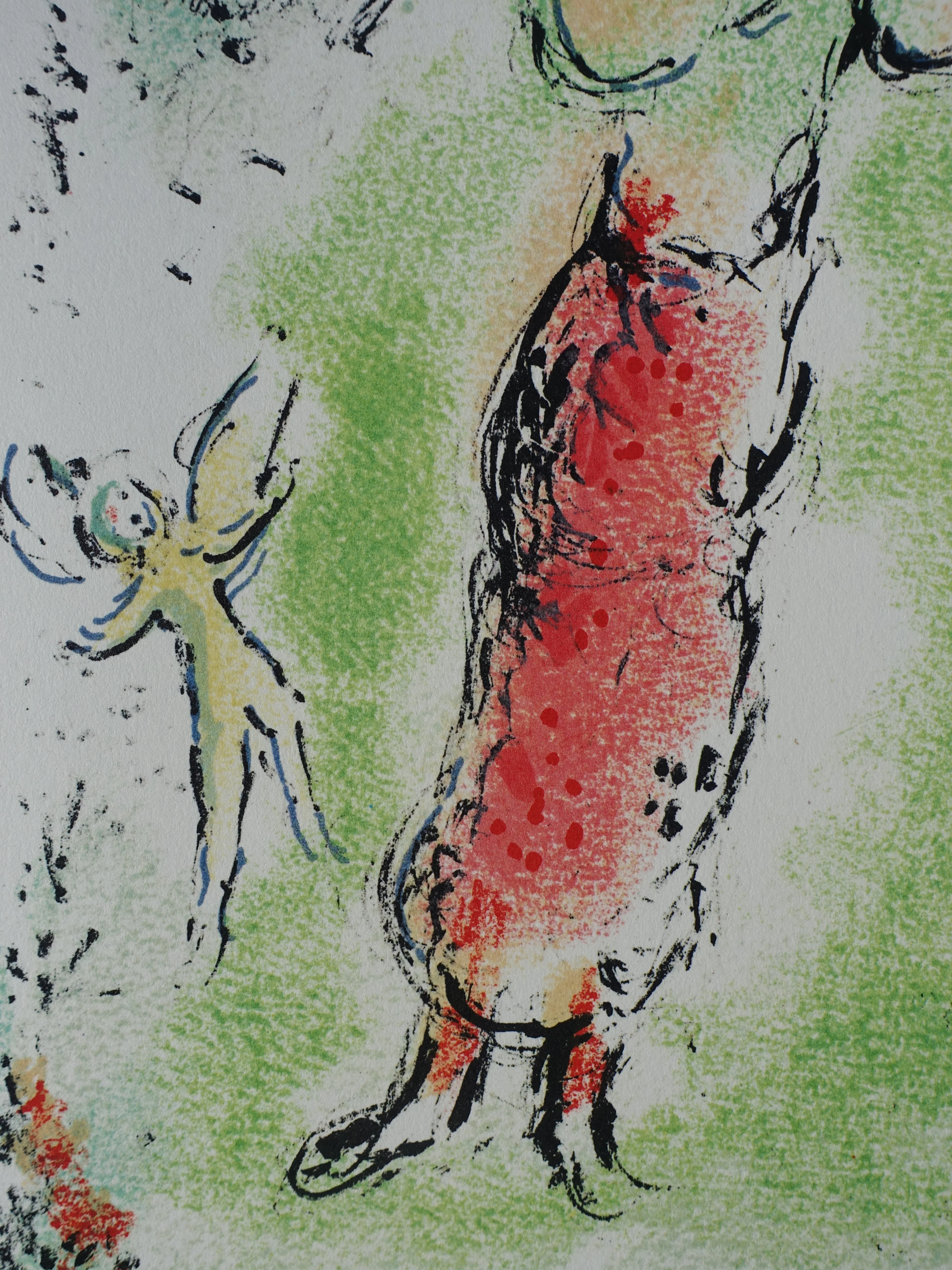 Marc CHAGALL : Athéna endort Ulysse, Lithographie - Image 3