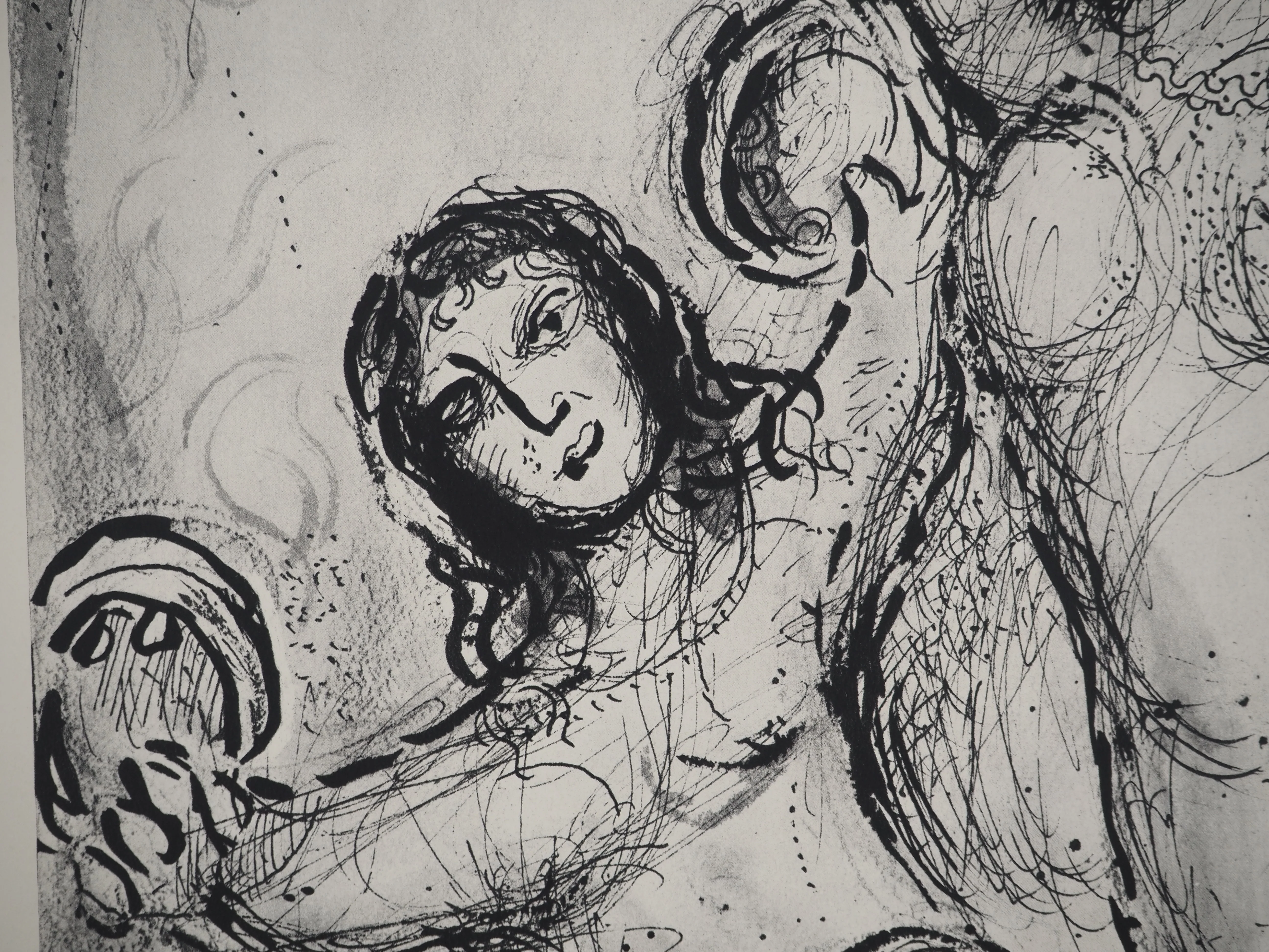 Marc CHAGALL : La Bible, La prophétesse, Héliogravure - Image 5