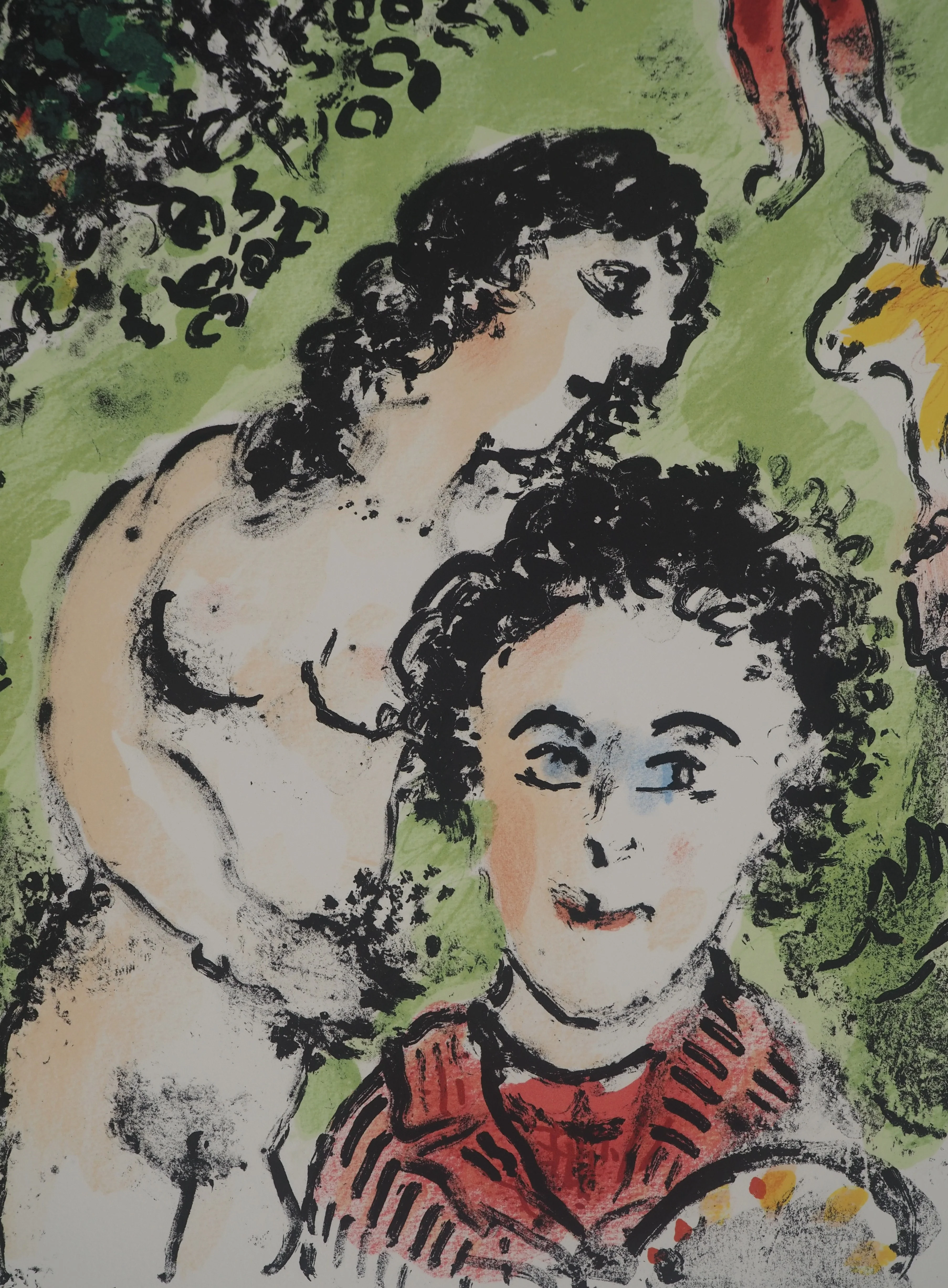 Marc CHAGALL : Dans le Jardin, Lithographie originale - Image 4