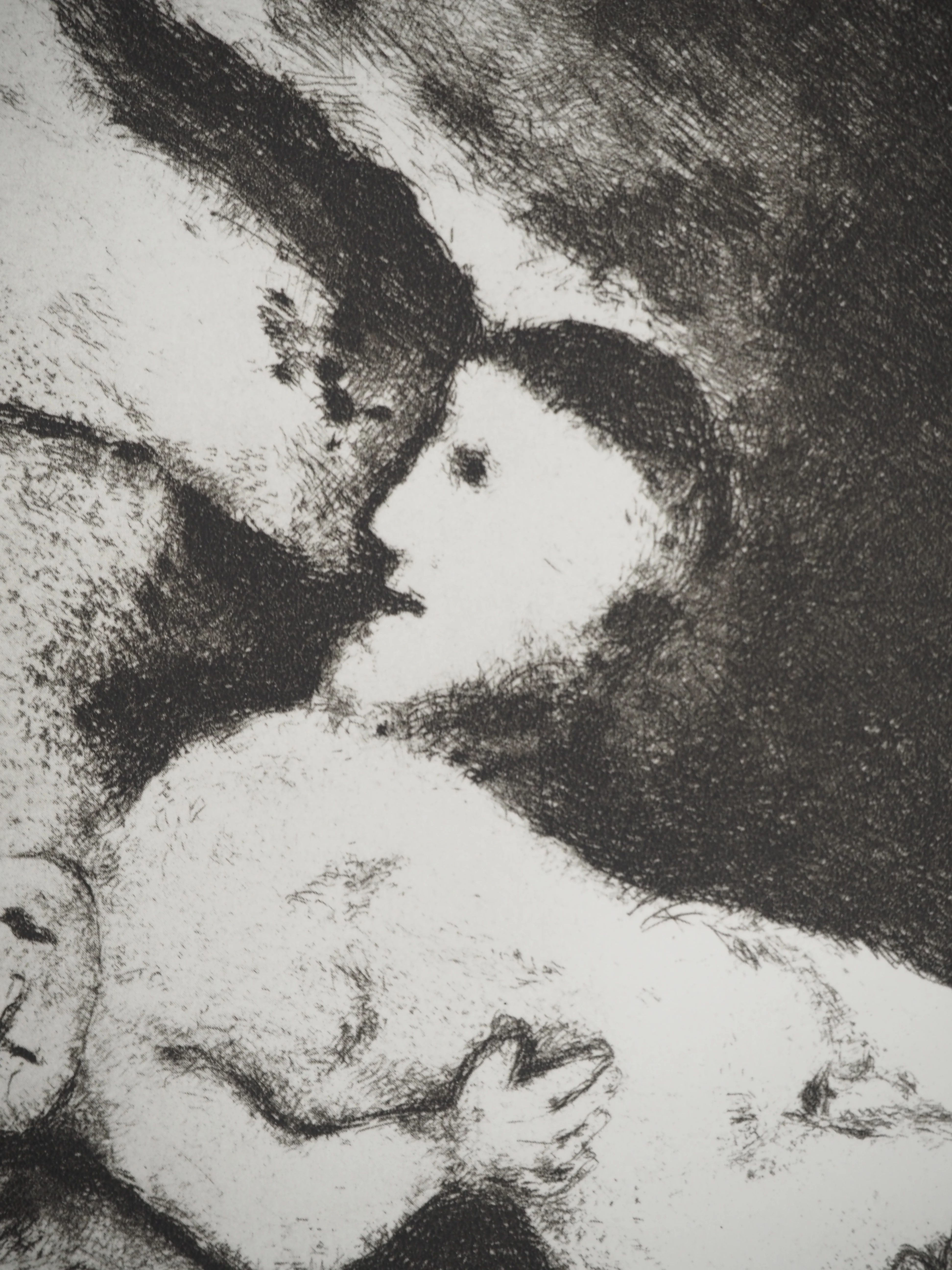 Marc CHAGALL : Dieu crée l'homme, Héliogravure originale - Image 2