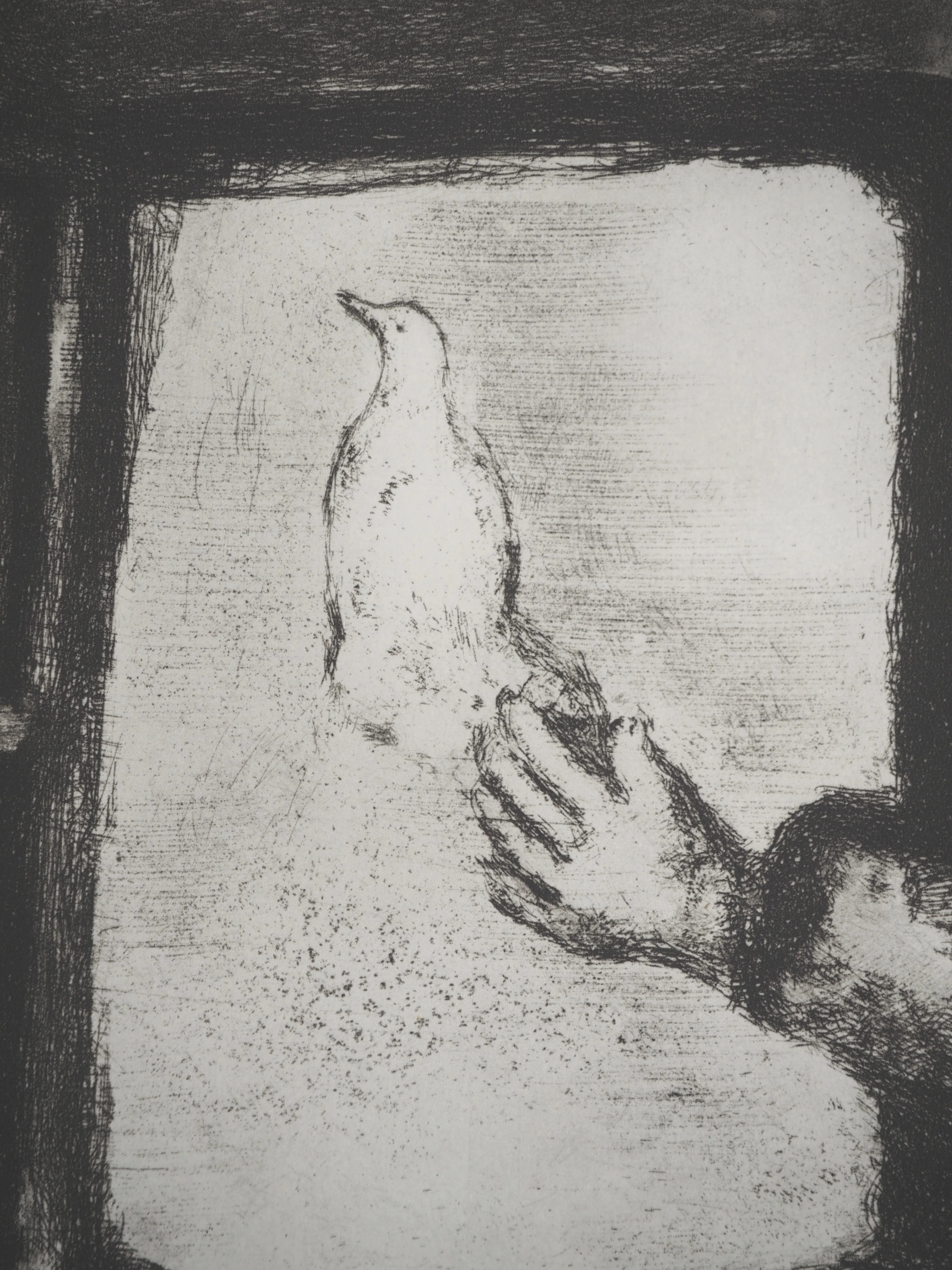 Marc CHAGALL : Dieu crée l'homme, Héliogravure originale - Image 7