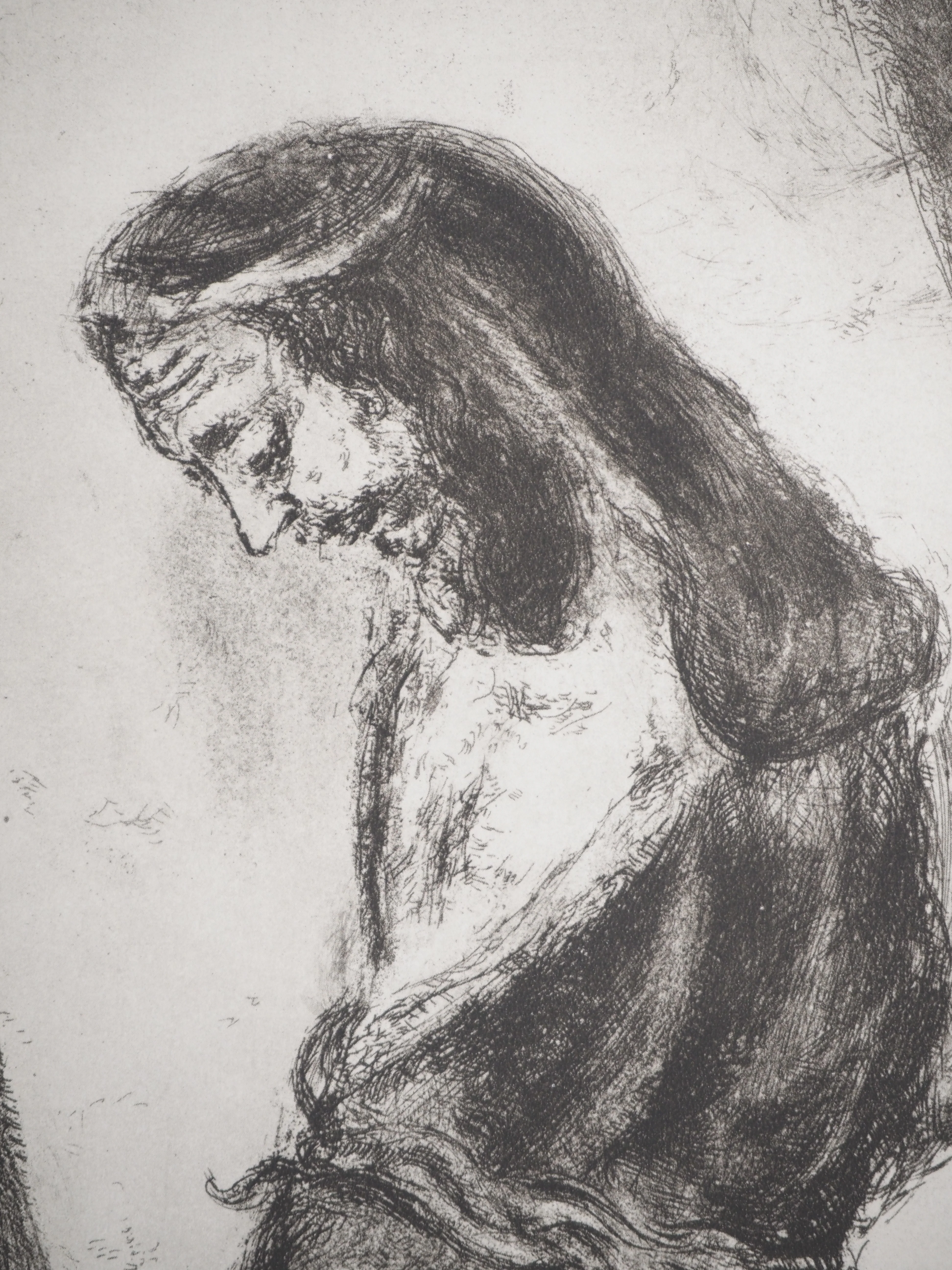Marc CHAGALL : Jérémie devant la lumière divine, Héliogravure originale - Image 2