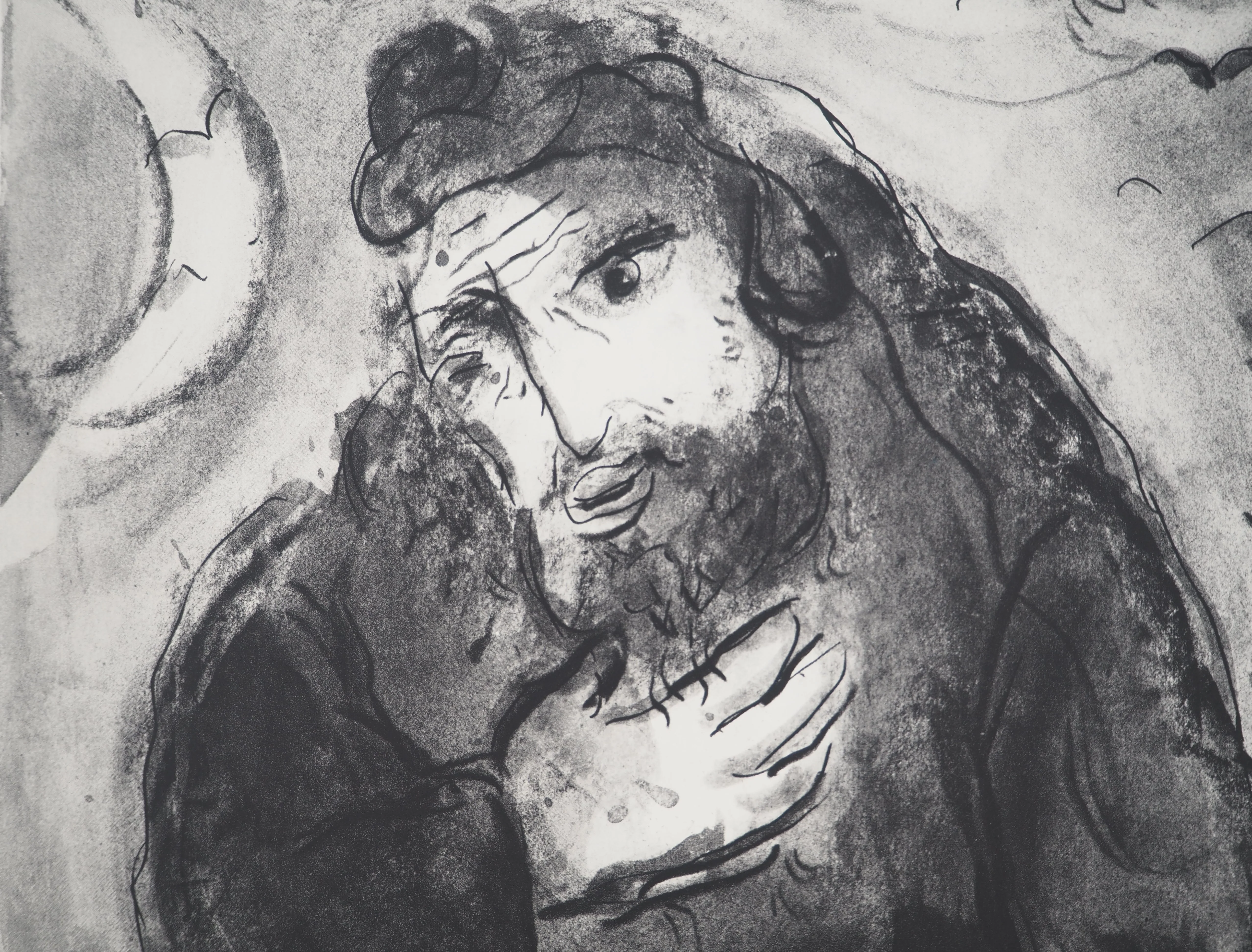 Marc CHAGALL : La Bible, La Colère de Dieu, Héliogravure - Image 5