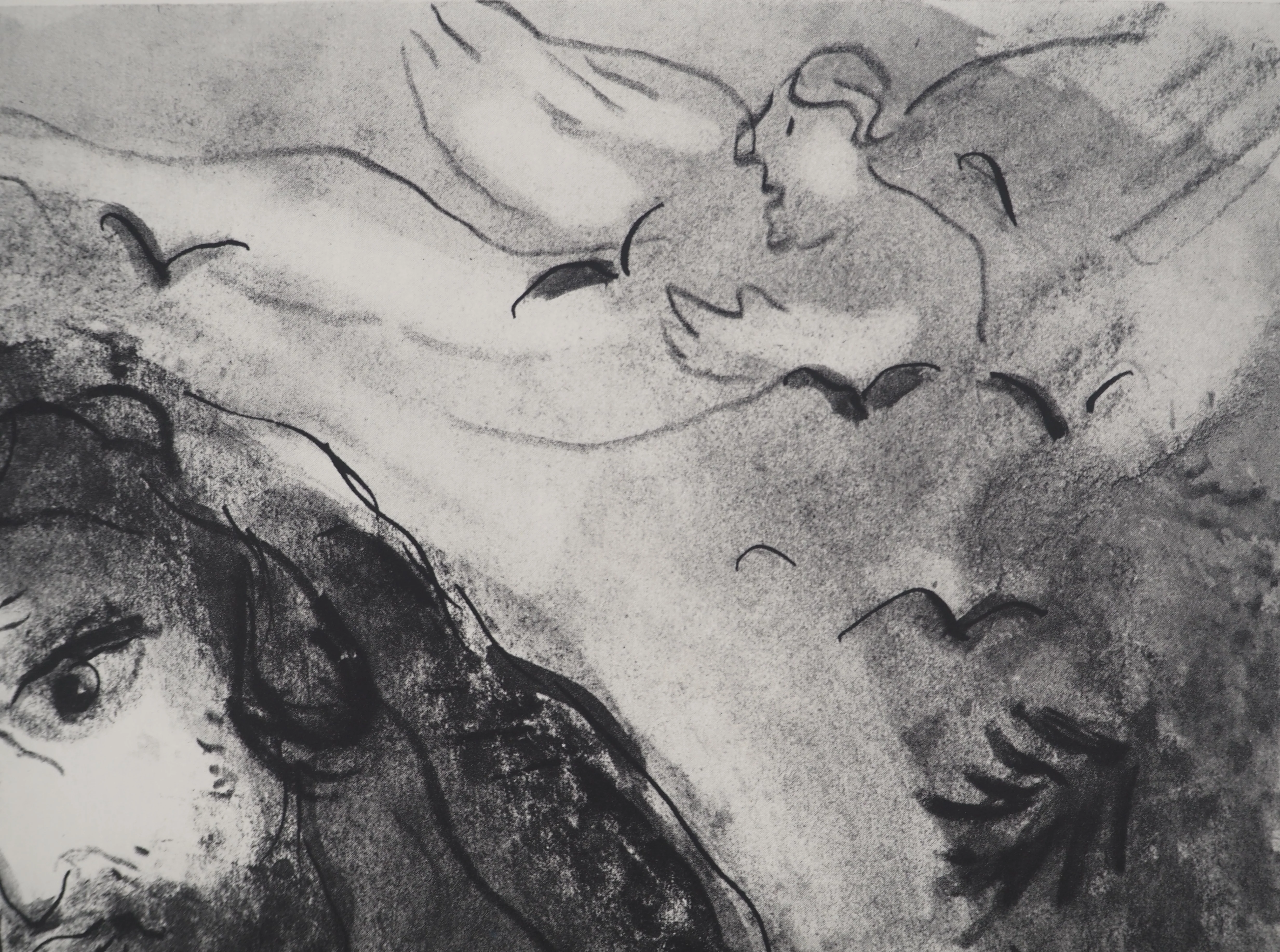 Marc CHAGALL : La Bible, La Colère de Dieu, Héliogravure - Image 6