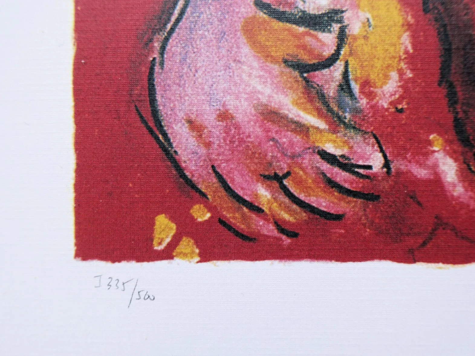 Marc CHAGALL : La femme et l'oiseau, Lithographie signée - Image 4