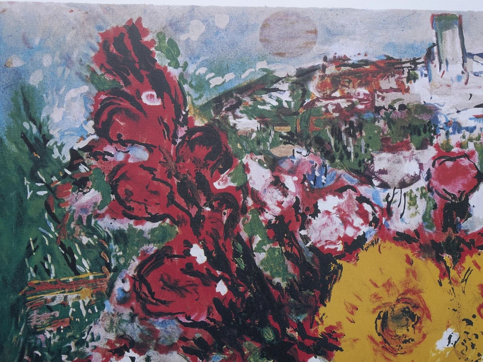 Marc CHAGALL : La femme et l'oiseau, Lithographie signée - Image 8