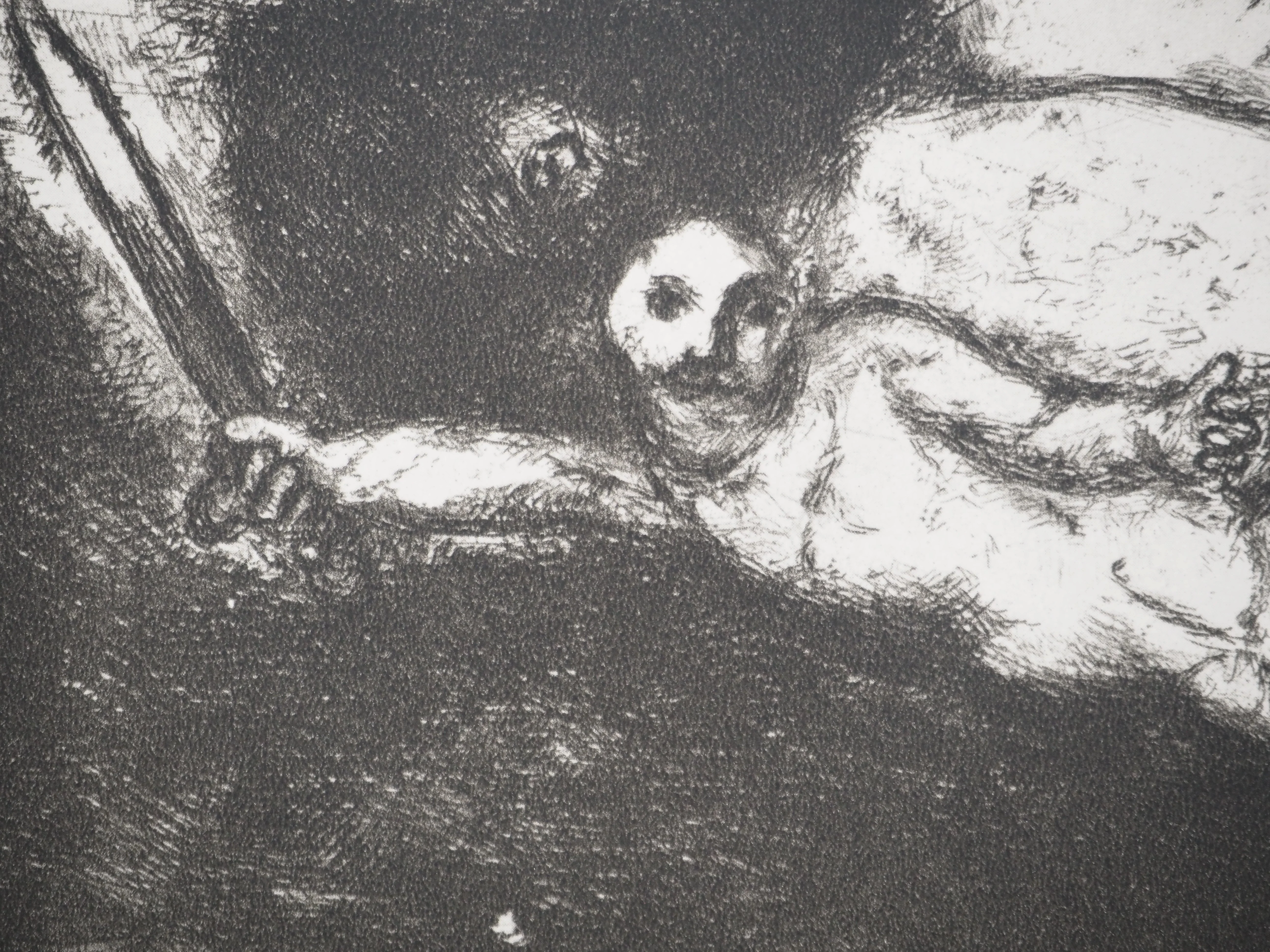 Marc CHAGALL : L'agneau de la Pâque, Héliogravure originale signée - Image 3