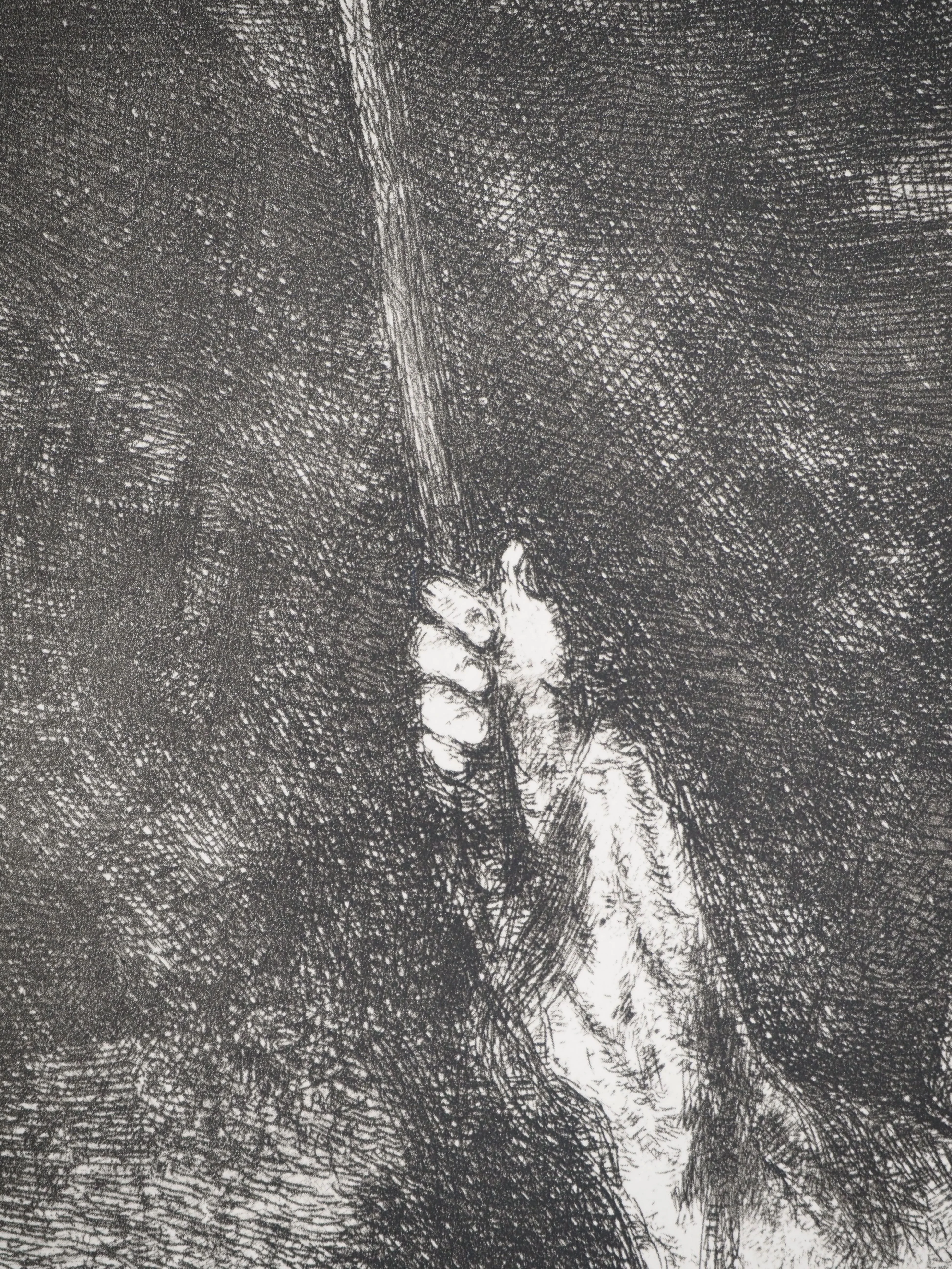 Marc CHAGALL : L'agneau de la Pâque, Héliogravure originale signée - Image 8