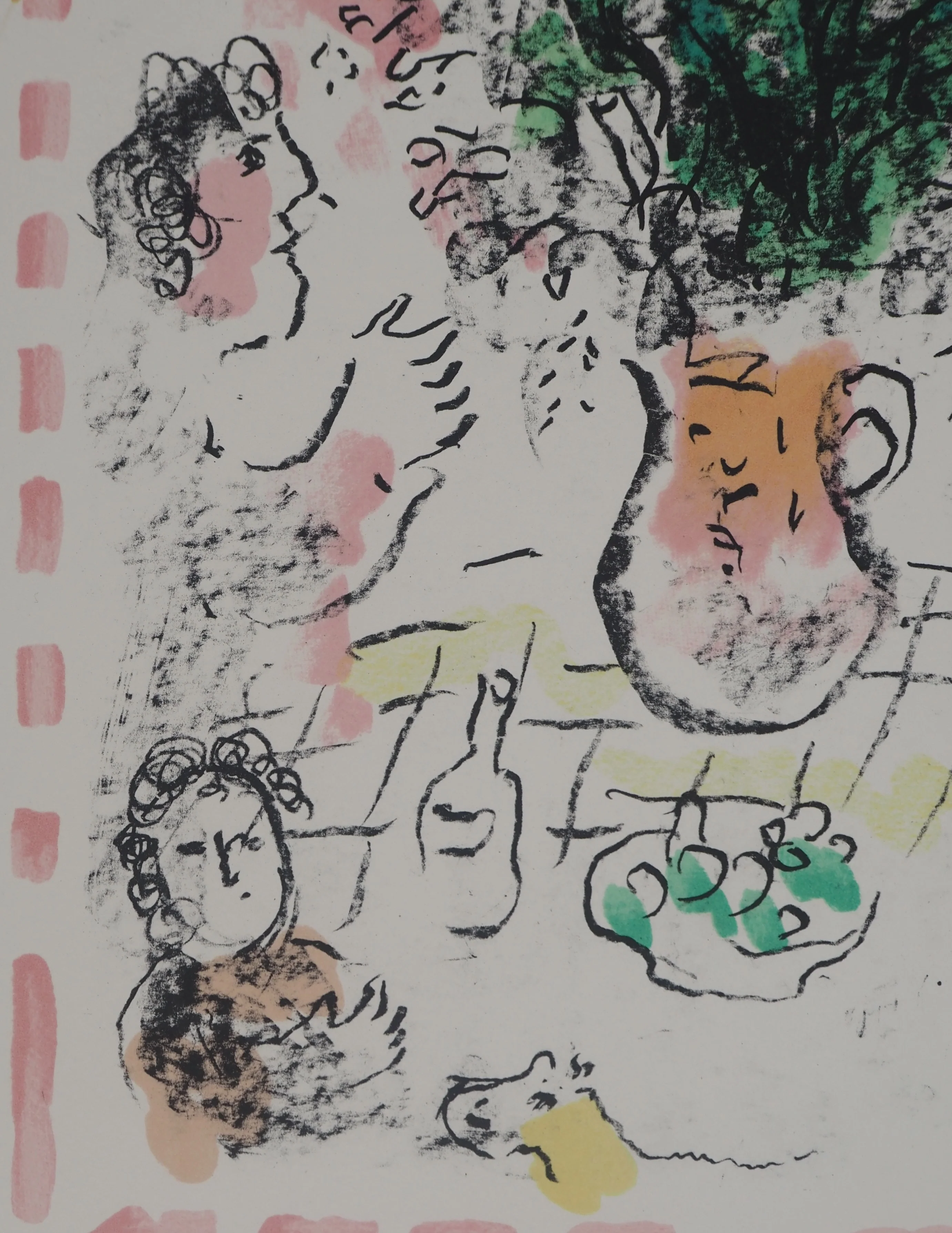 Marc CHAGALL : Le Bouquet de la Reine, Lithographie originale - Image 6