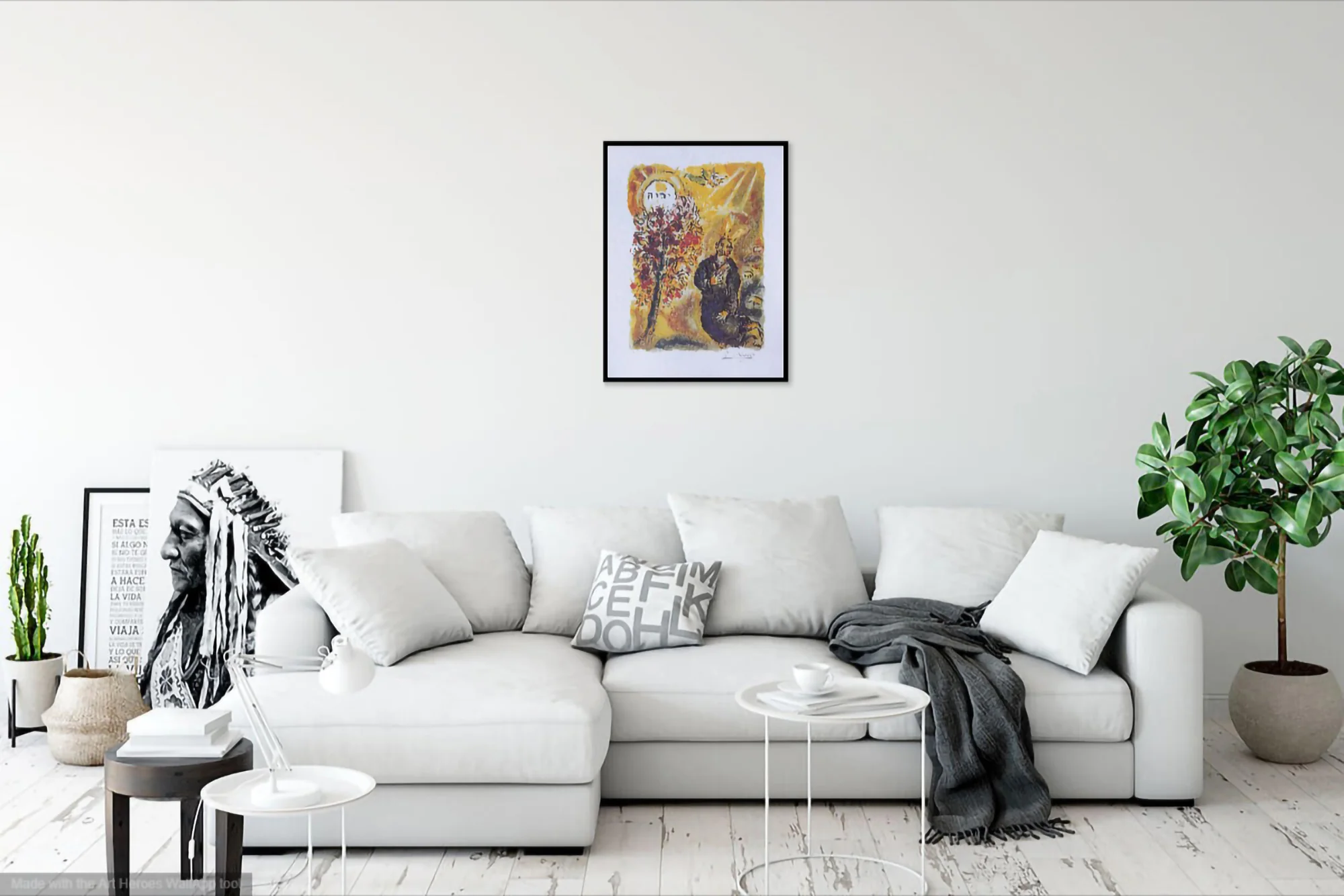 Marc CHAGALL : Moïse et le buisson ardent, Lithographie signée - Image 5