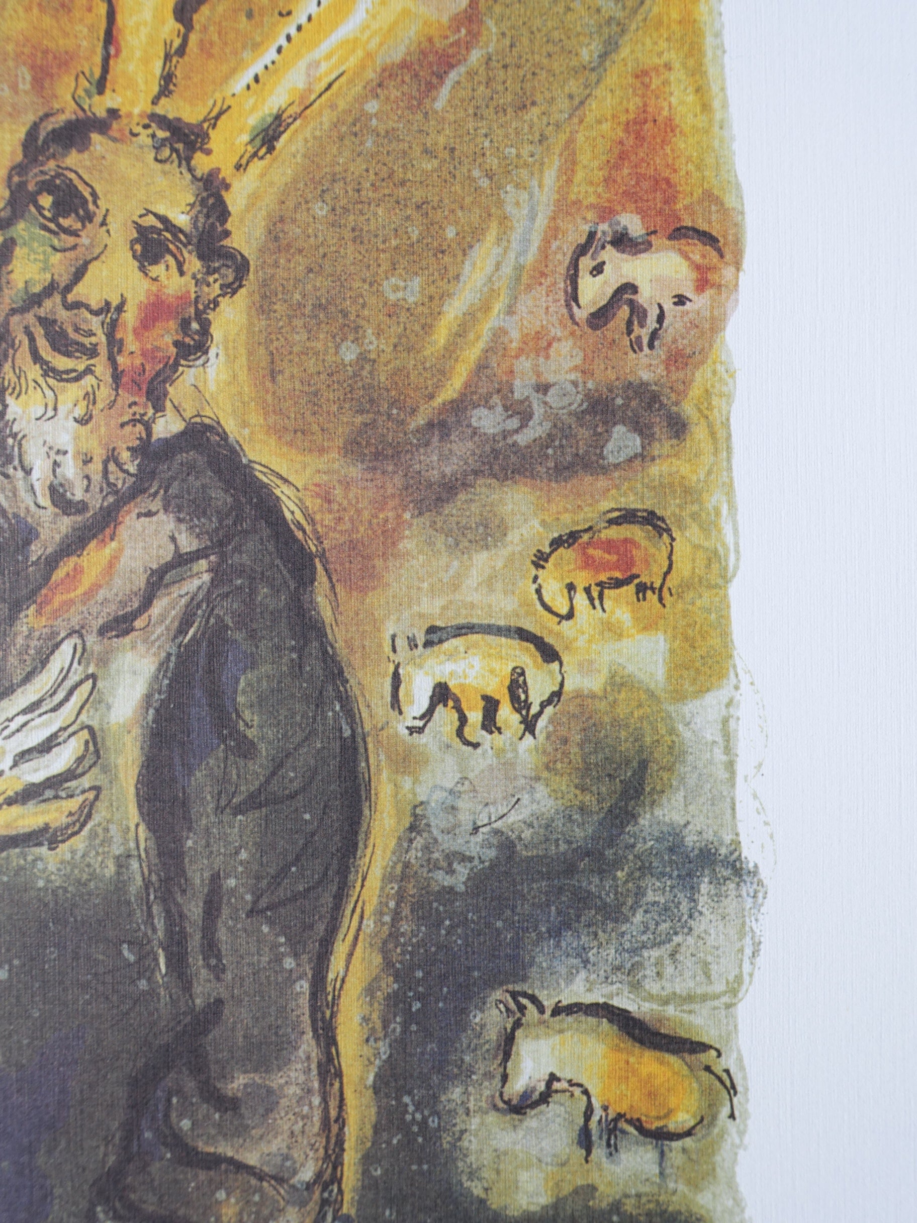 Marc CHAGALL : Moïse et le buisson ardent, Lithographie signée - Image 7
