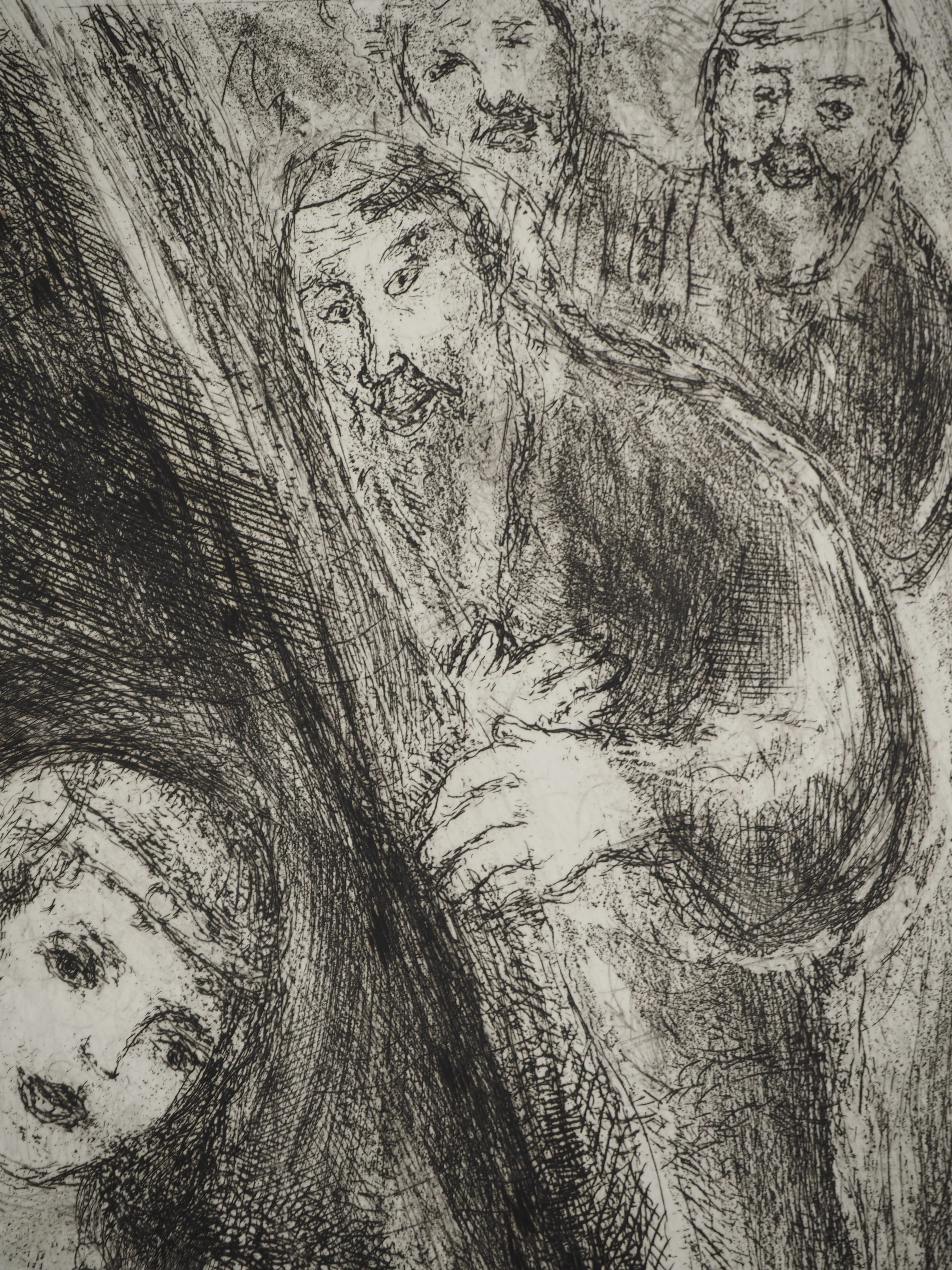 Marc CHAGALL : Samson et Dalila, Gravure originale signée - Image 6