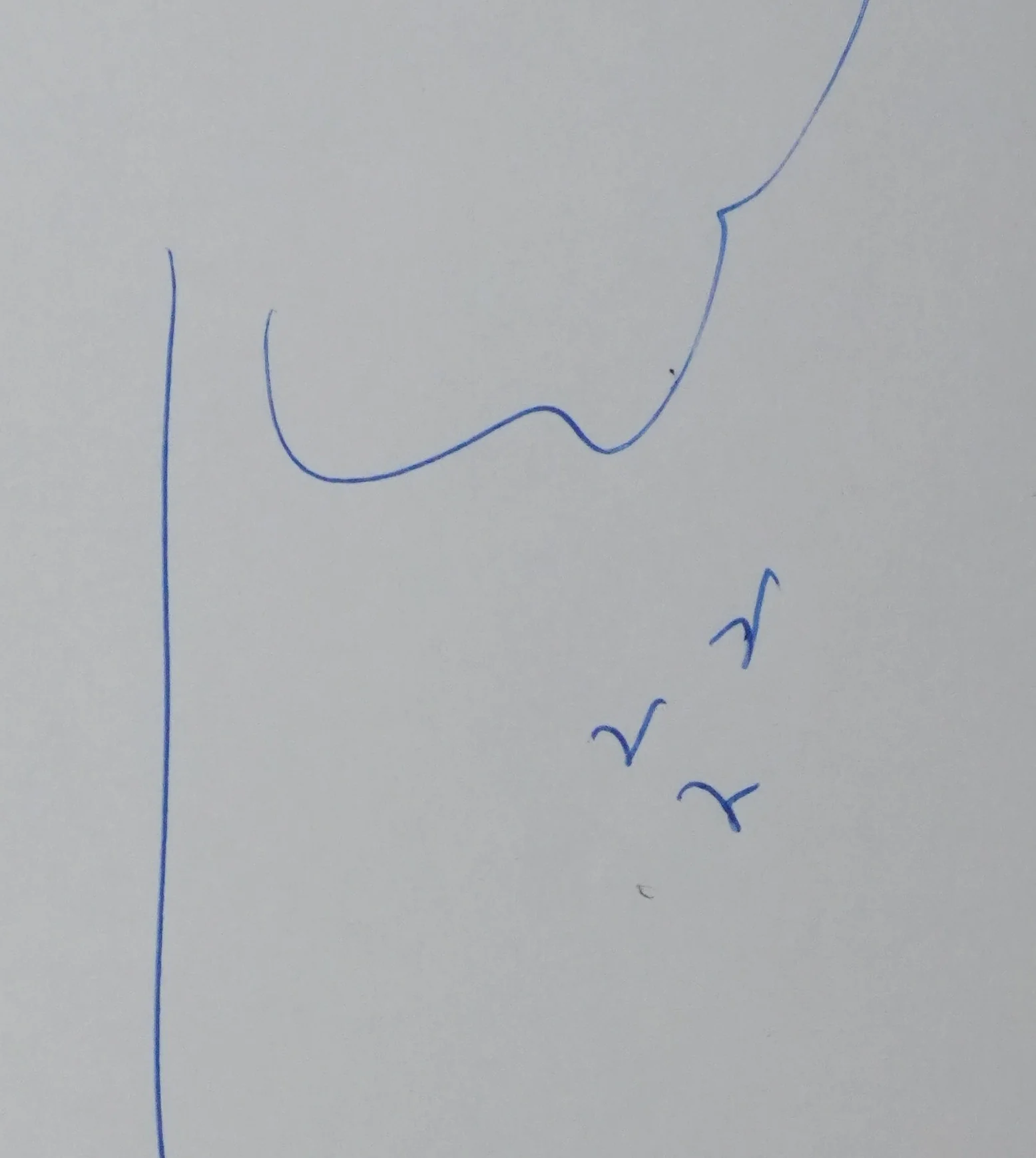 Marcel DUHAMEL : Arbre en bleu, Autographe et dessin original signé - Image 4